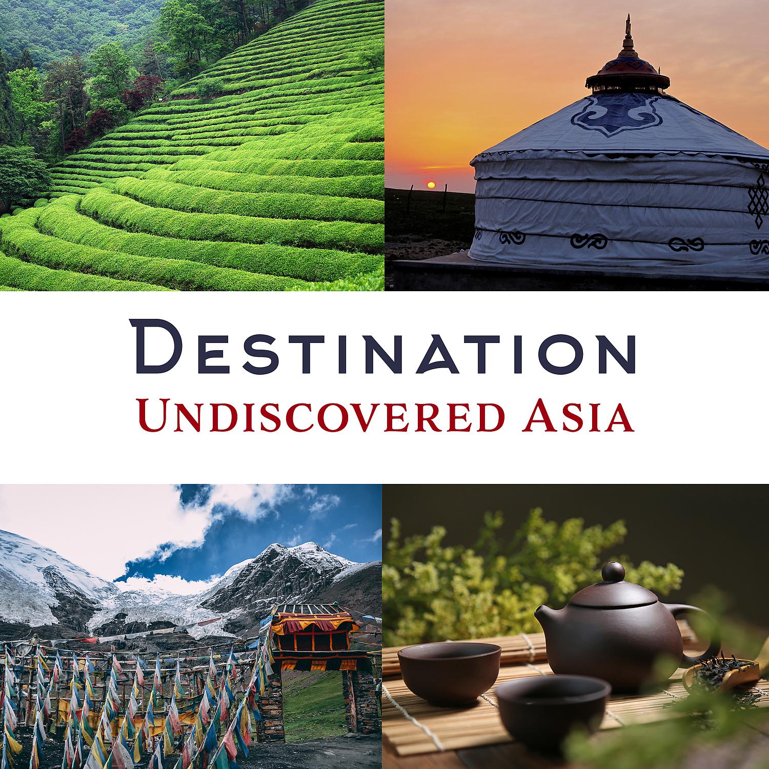 Постер альбома Destination: Undiscovered Asia – Traditional Instrumental Sounds of China, Tibet, Japan, Mongolia, Saudi Arabia and Turkey