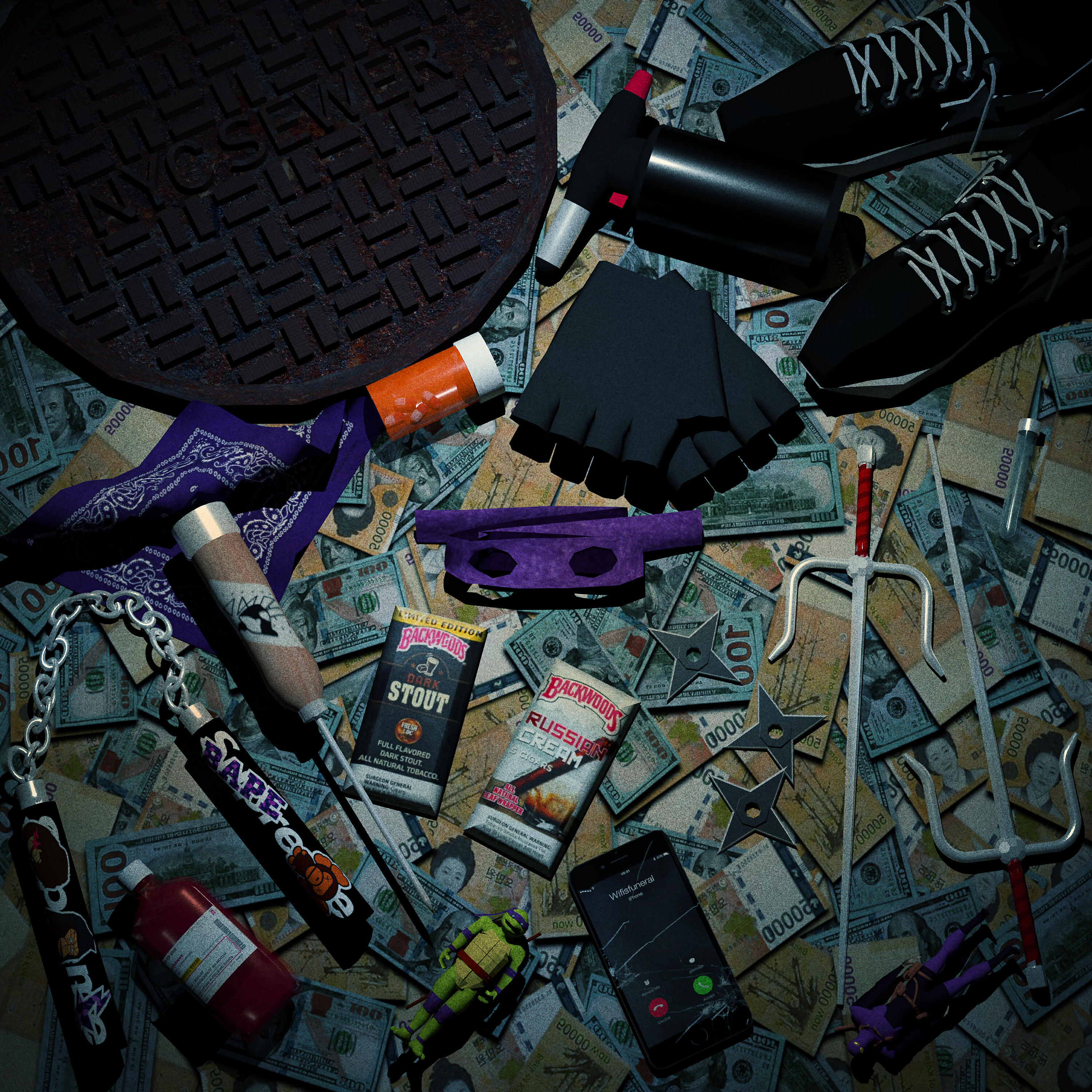 Keith Ape - Ninja Turtle (feat. Wifisfuneral)