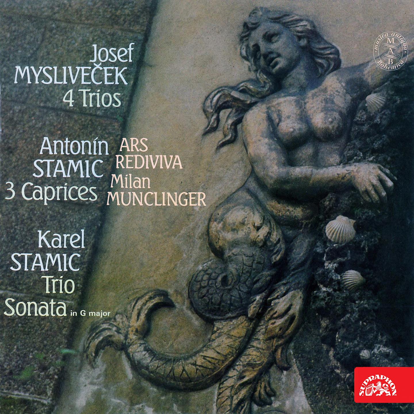 Постер альбома Mysliveček: 4 Trios - Stamic: 3 Caprices, Trio Sonata in G major