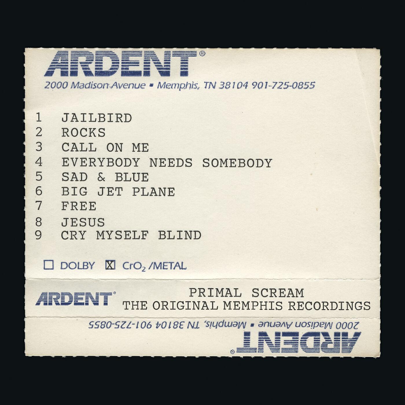 Primal Scream - Rocks (The Original Memphis Recordings)