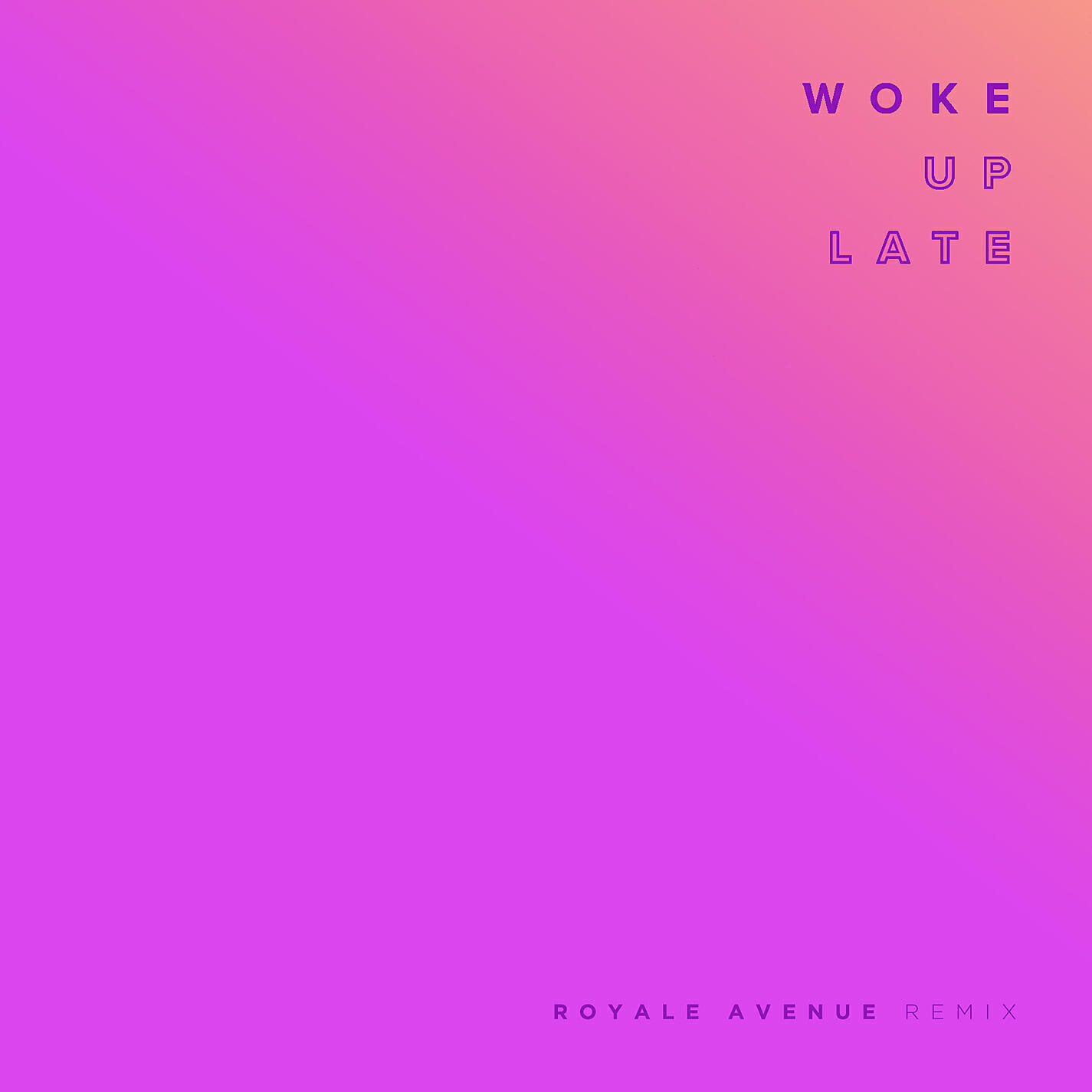 Drax Project - Woke Up Late (Royale Avenue Remix)