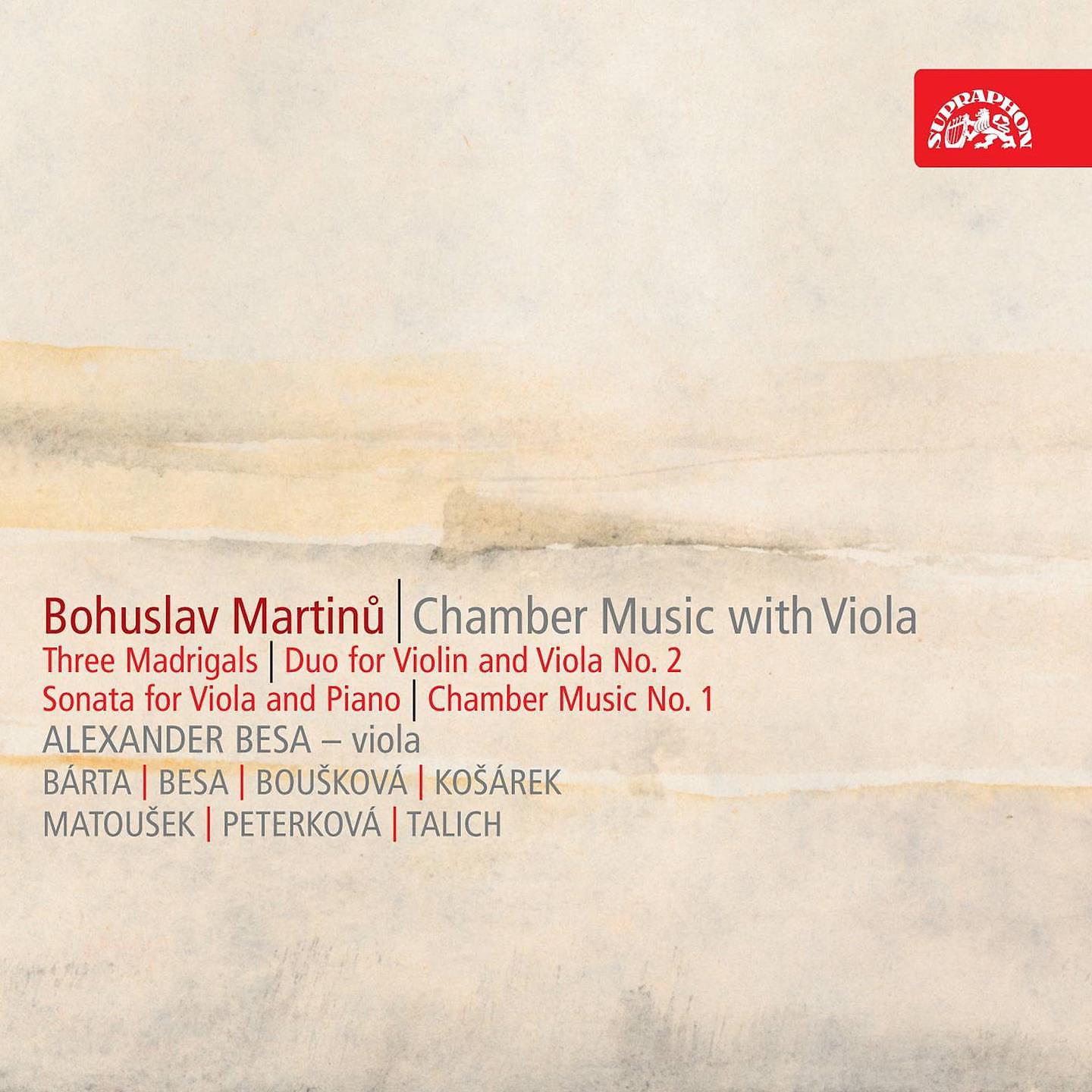Постер альбома Martinů: Chamber Music with Viola