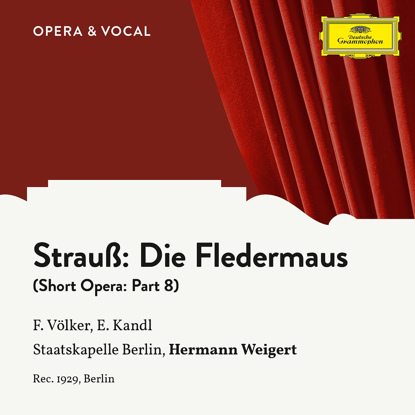 Постер альбома Strauss: Die Fledermaus: Part 8