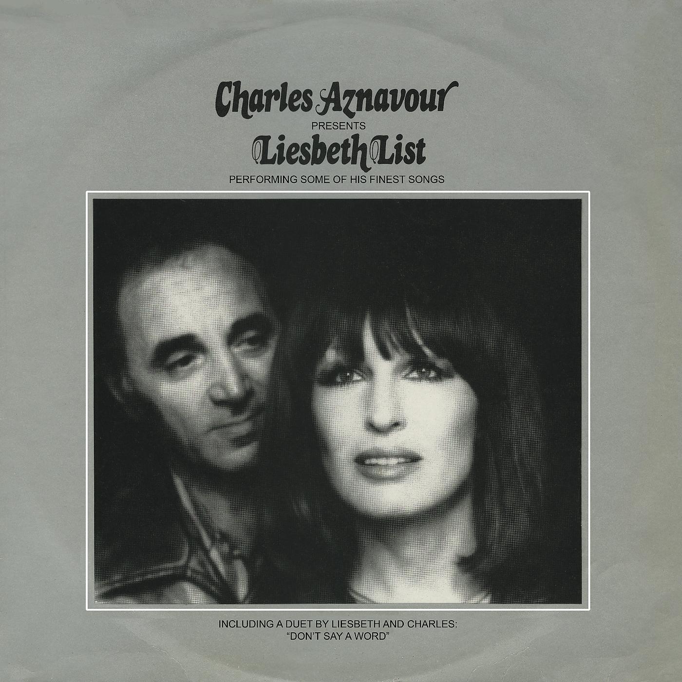 Постер альбома Charles Aznavour Presents Liesbeth List