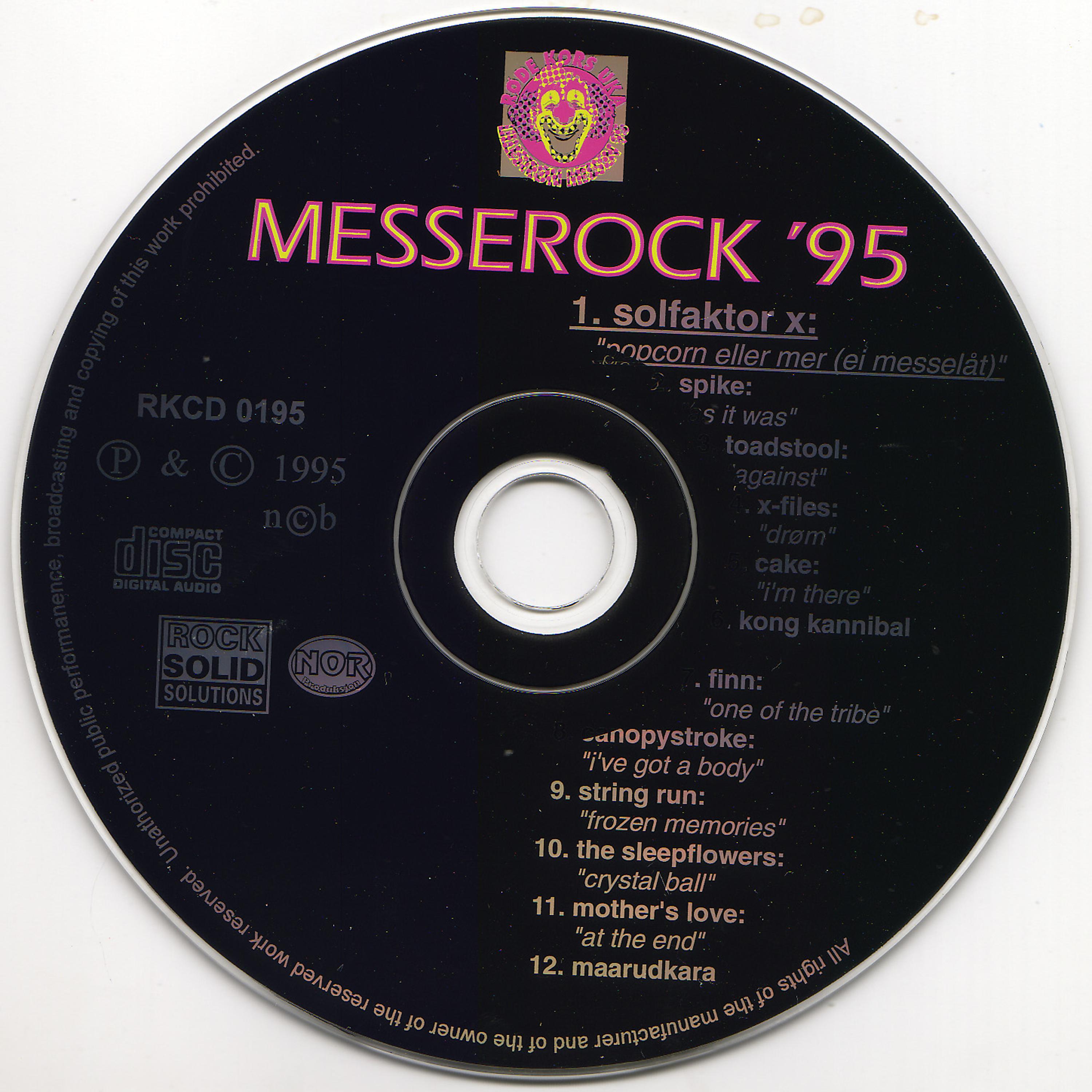 Постер альбома Messerock '95
