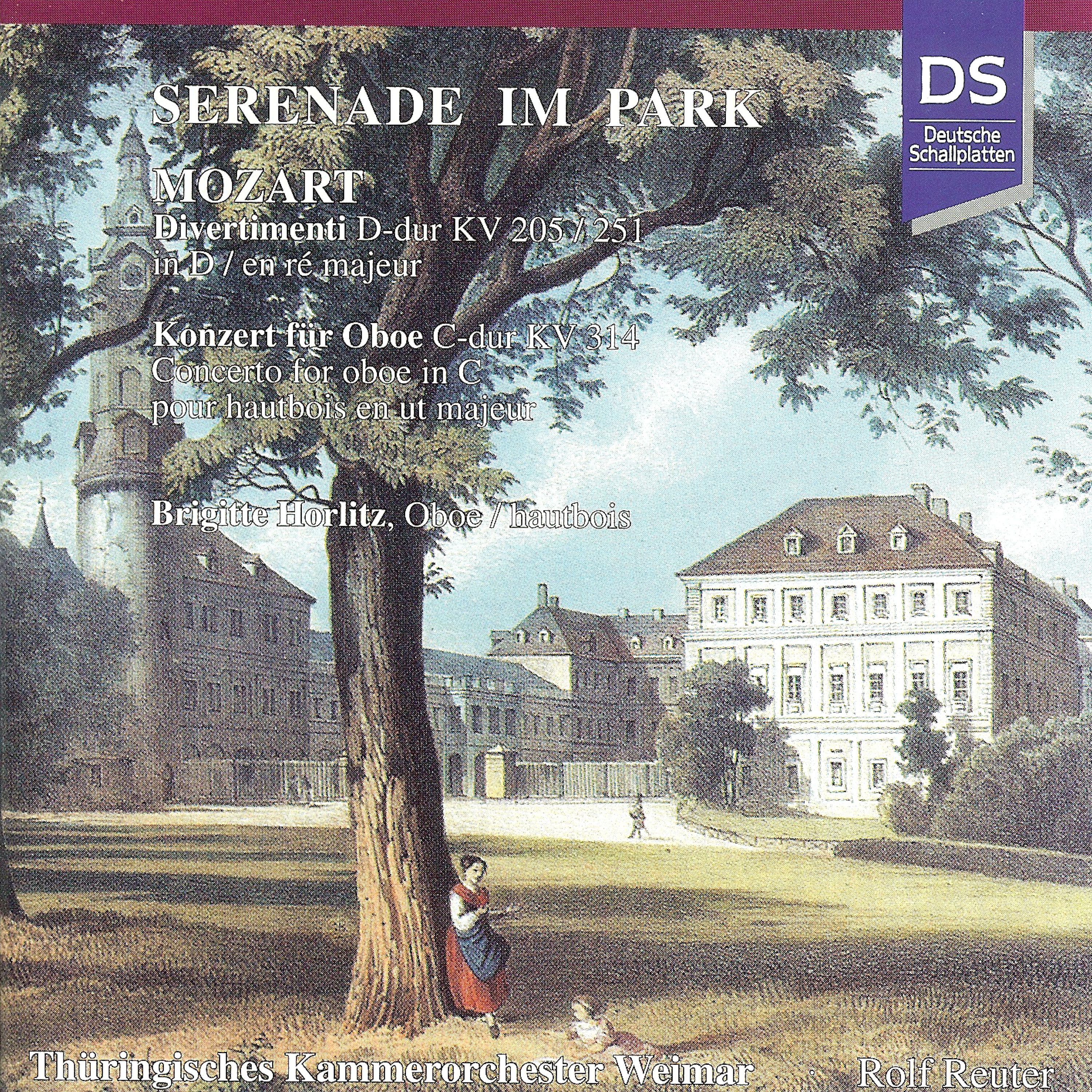 Постер альбома Mozart: Serenade im Park
