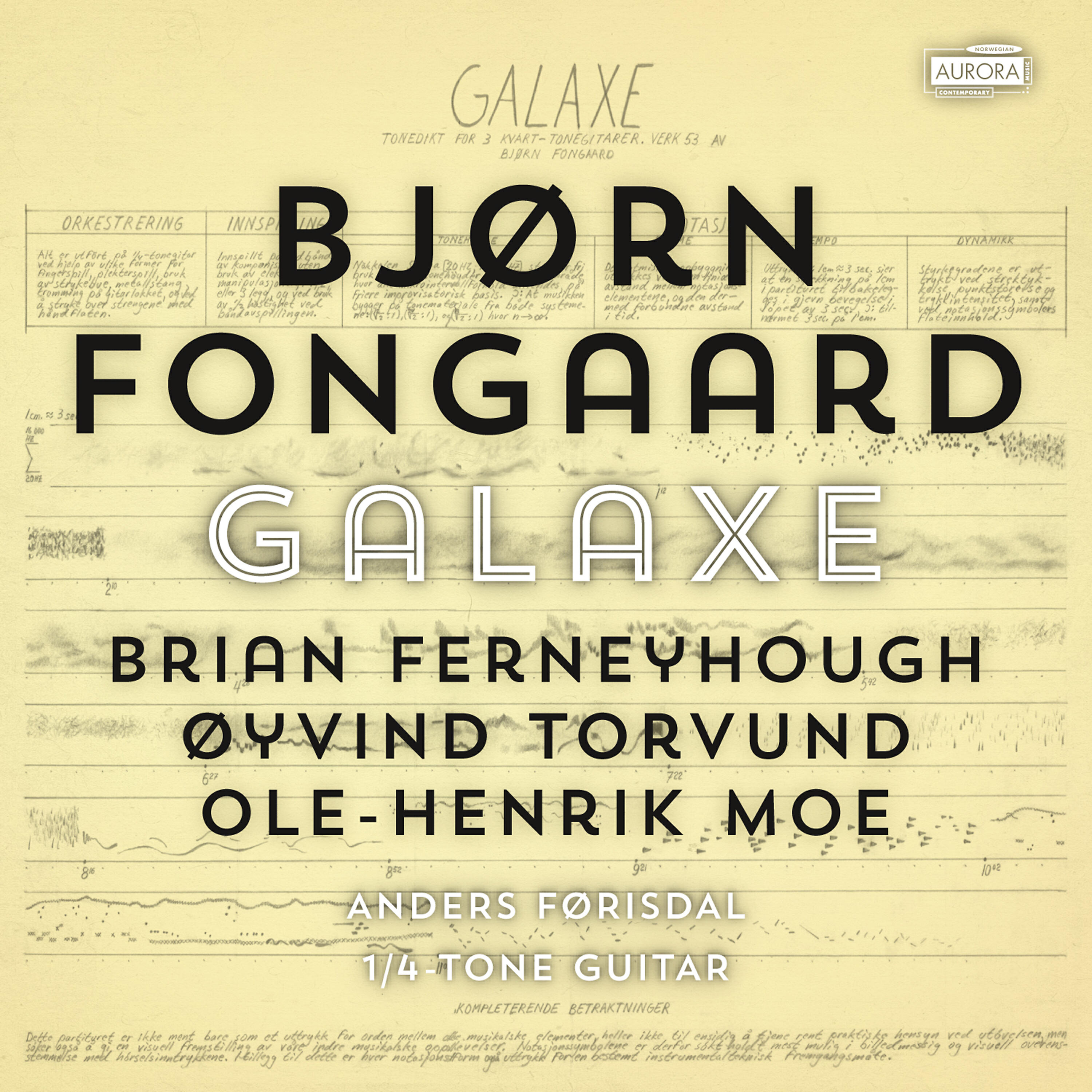 Anders Førisdal - 3 Concertinos for 1/4-tone guitar and percussion, Op. 36 (1964);Concertino no. 2