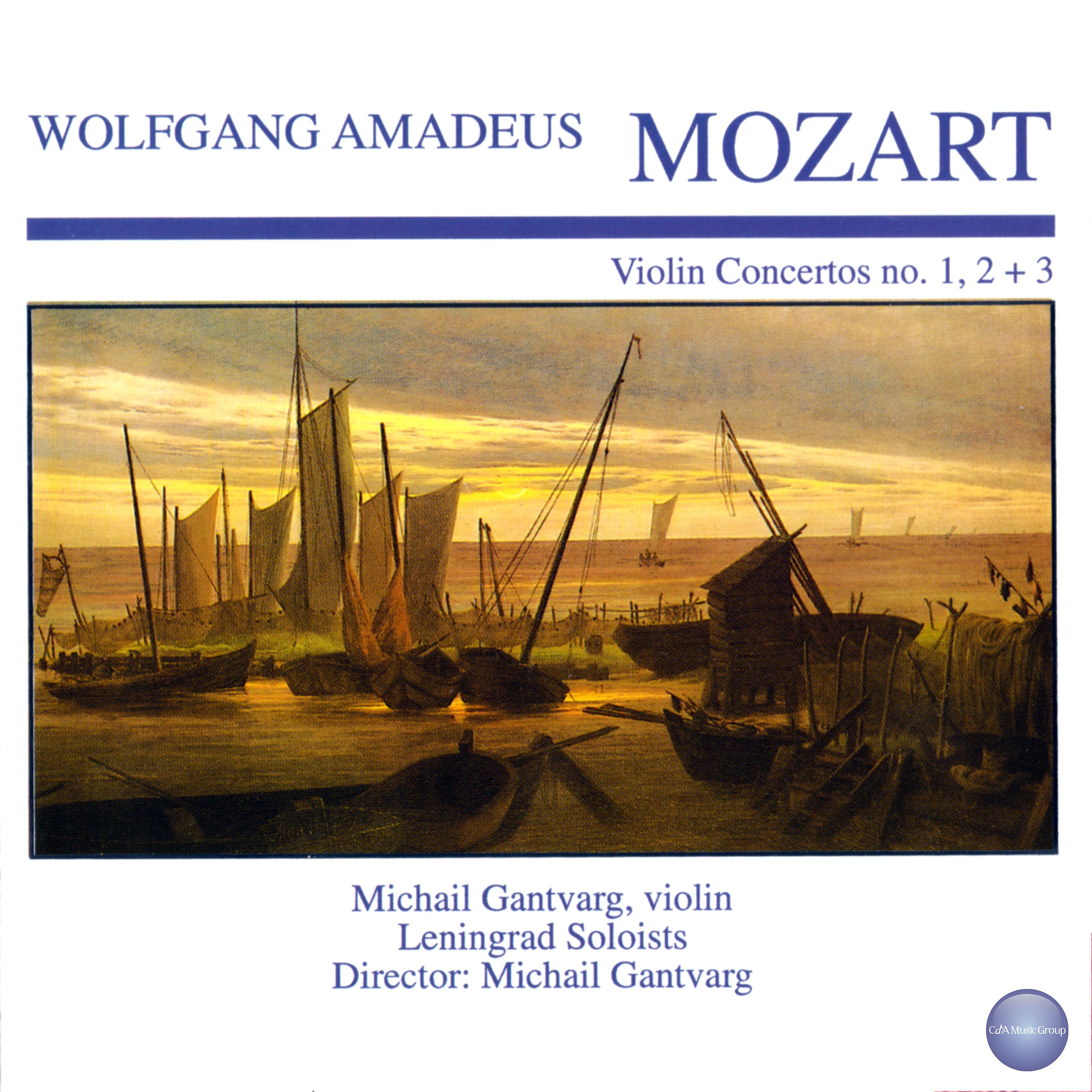 Постер альбома Mozart: Violin Concertos No. 1, 2 + 3