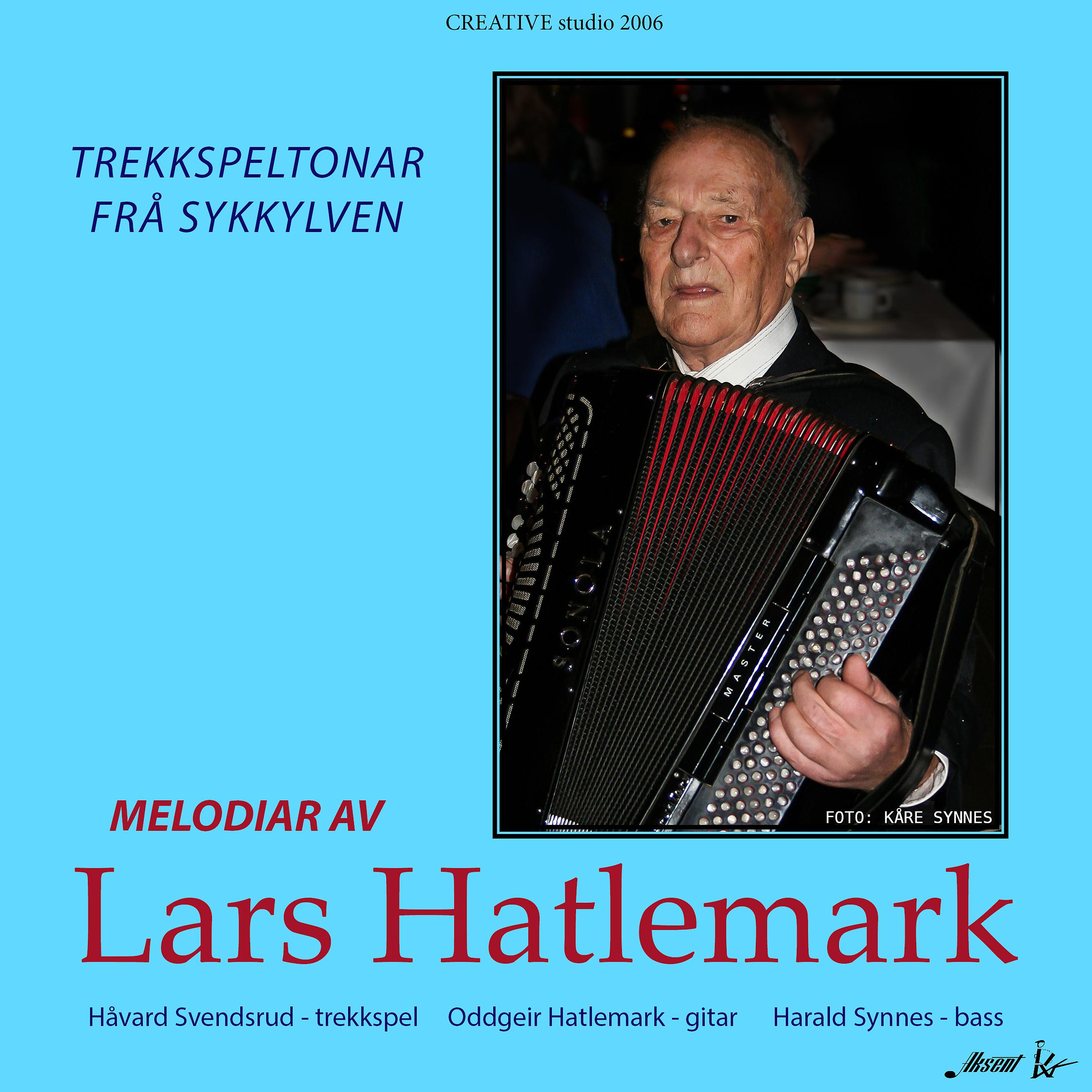 Постер альбома Trekkspeltonar frå Sykkylven. Melodiar av Lars Hatlemark.