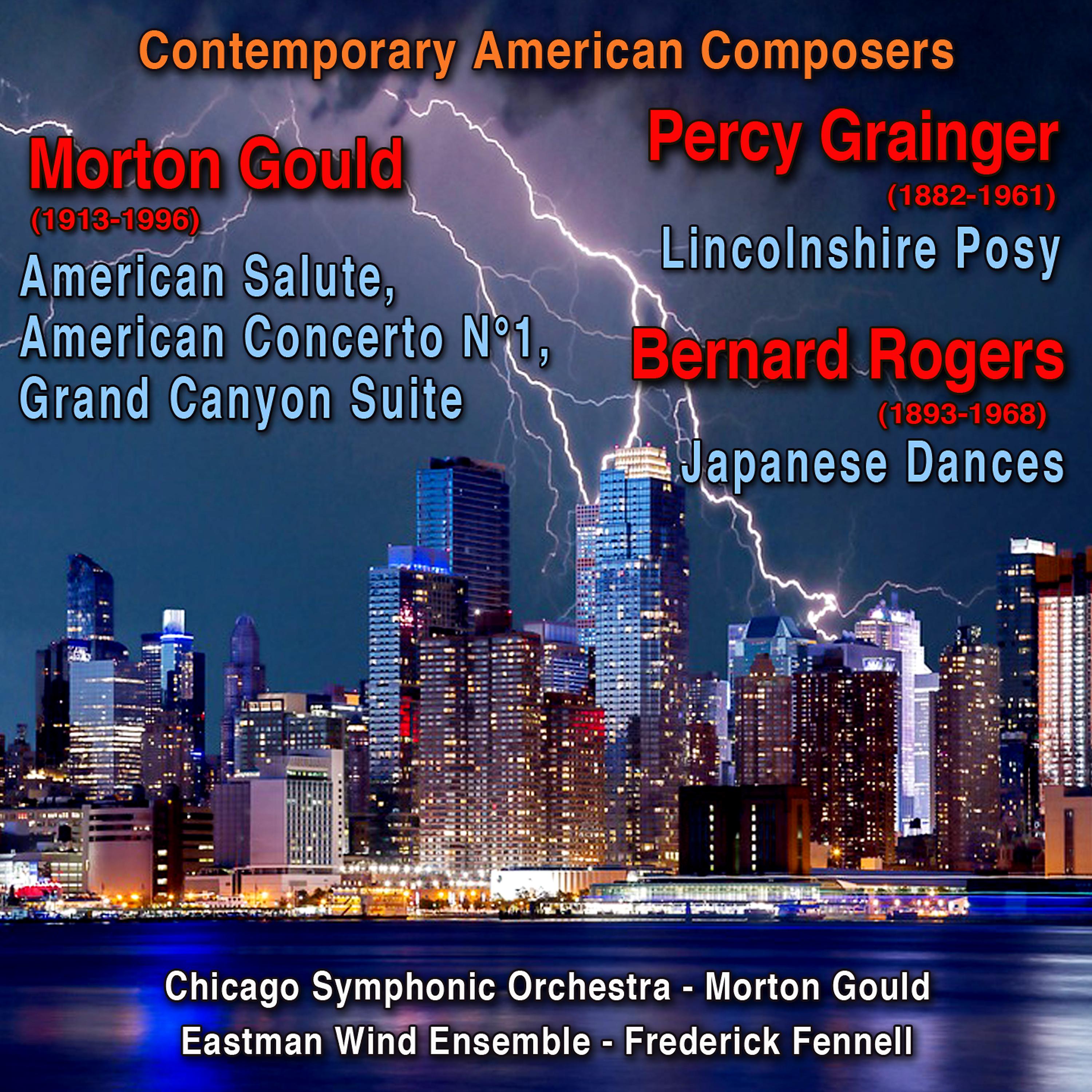 Постер альбома Contemporary American Composers : Morton Gould - Percy Grainger - Bernard Rogers