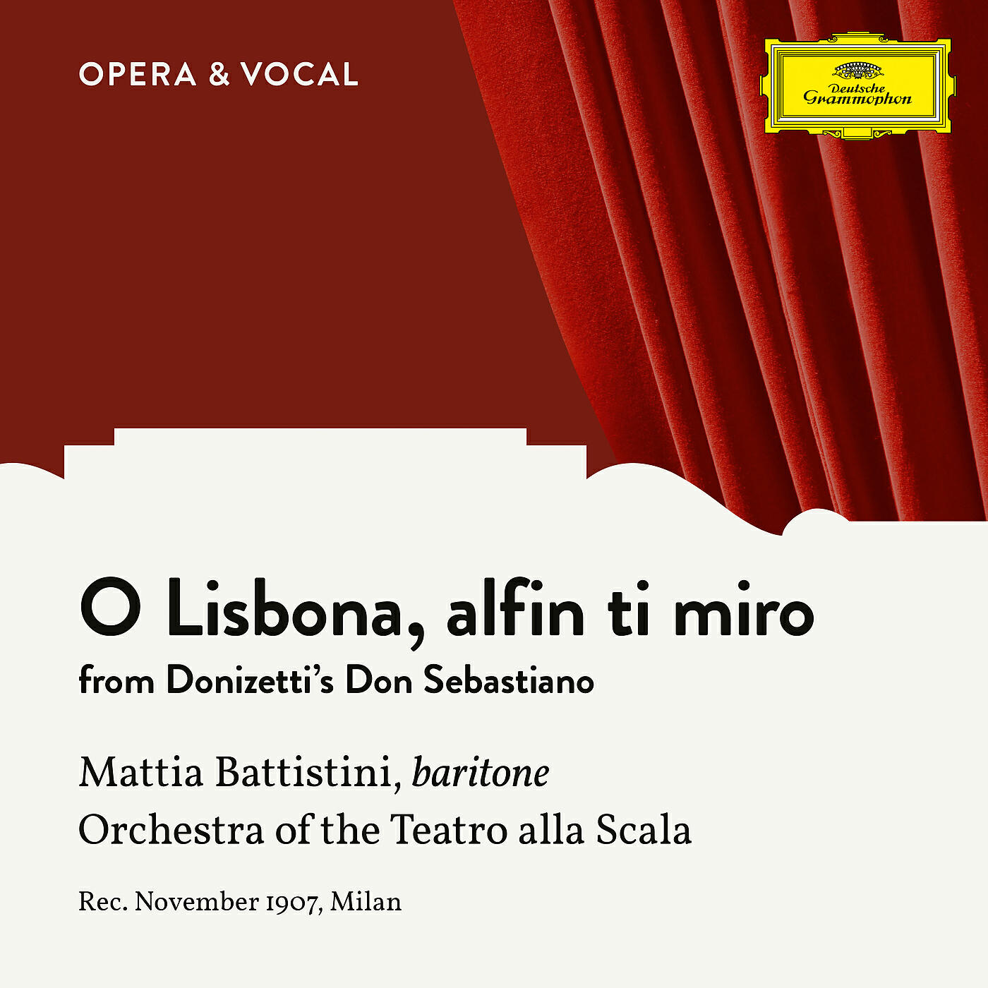 Mattia Battistini - Donizetti: Don Sebastiano - O Lisbona, alfin ti miro