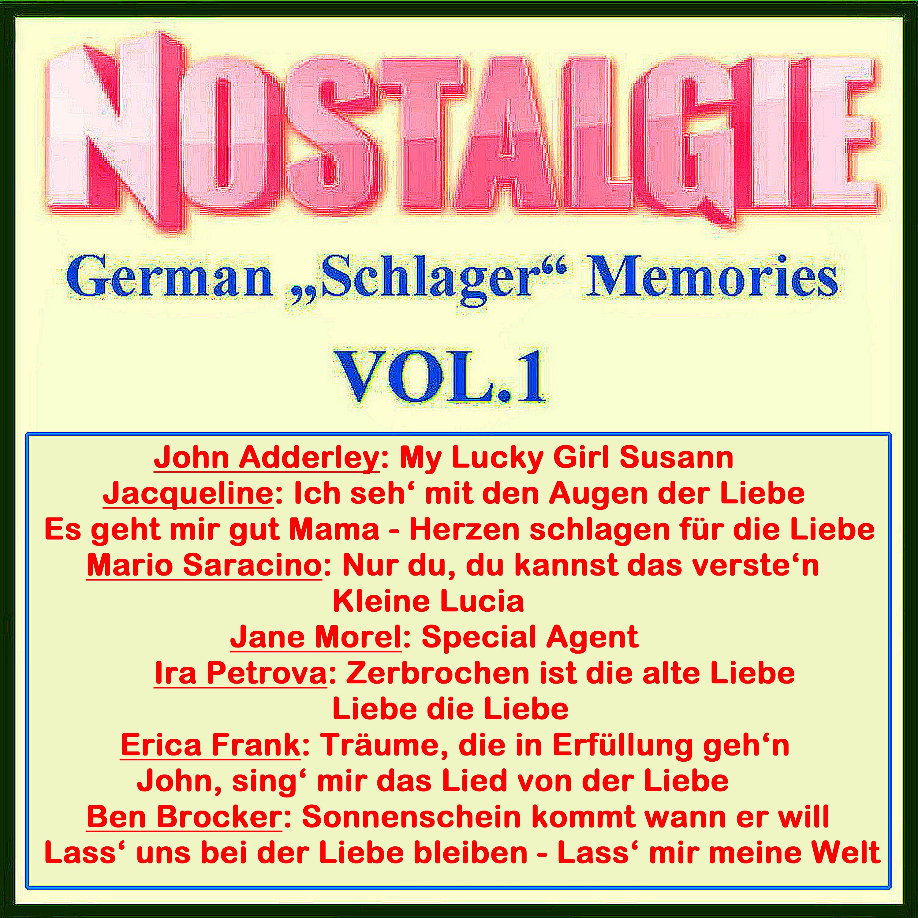 Постер альбома Nostalgie, Vol.1 (German"Schlager"Memories)