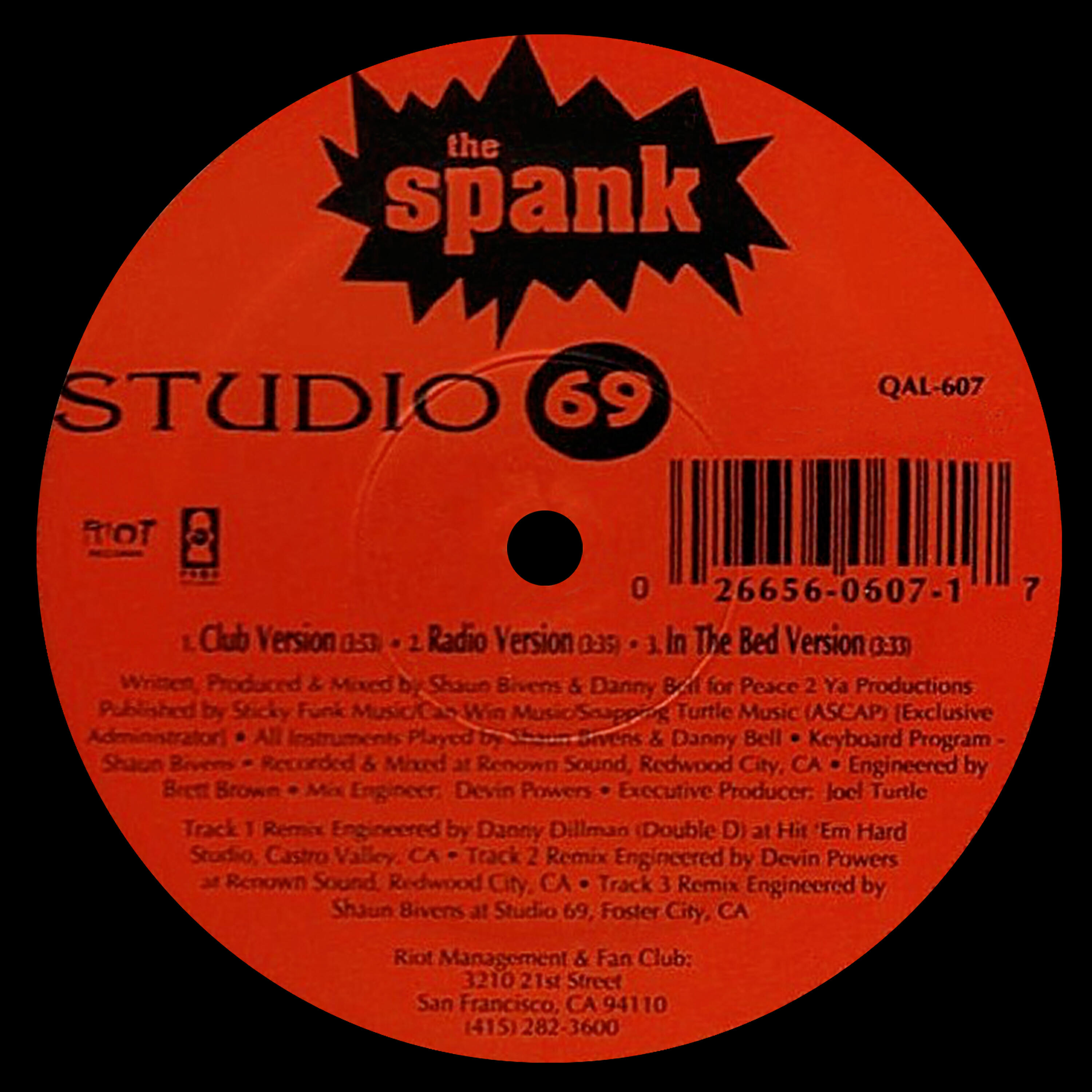 Studio 69 - The Spank (Club Version)