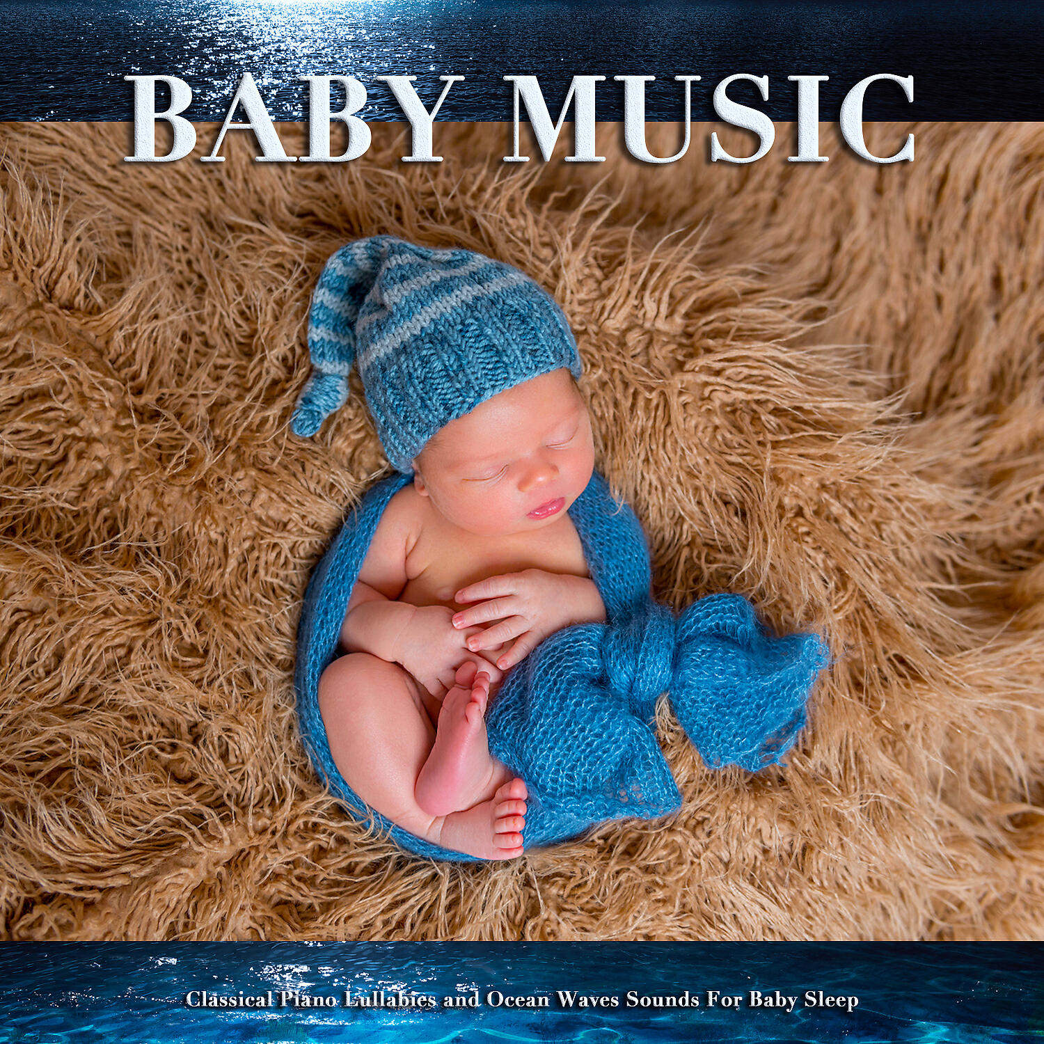 Baby Lullaby - Gymnopedie No.1 - Satie - Classical Baby Music - Ocean Waves Sleep Aid