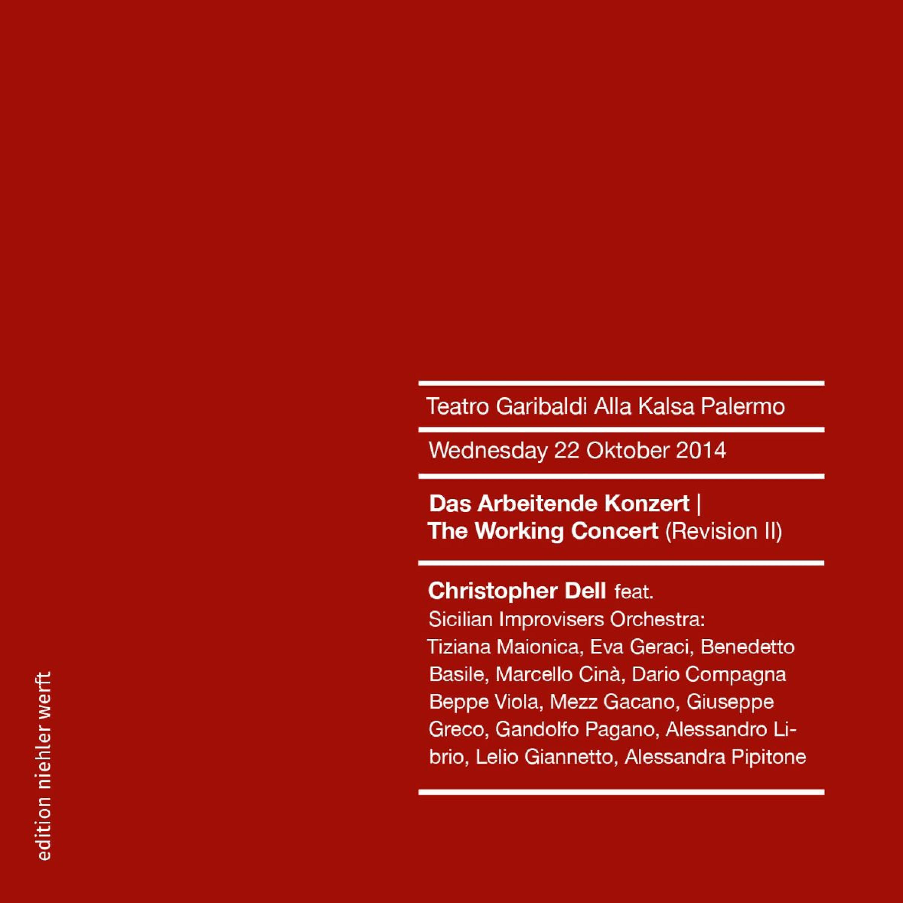 Christopher Dell - The Working Concert Revision Ii: V. (Live)