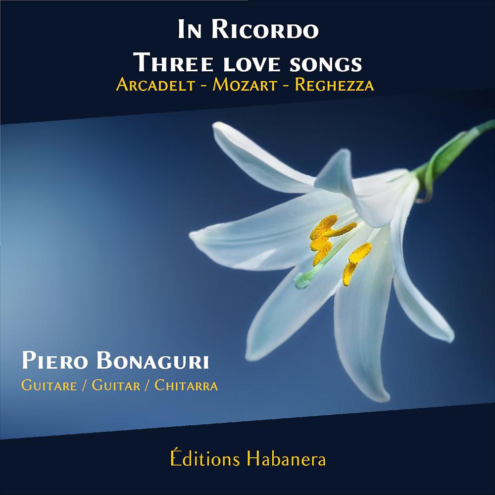 Постер альбома In Ricordo (Three love Songs)