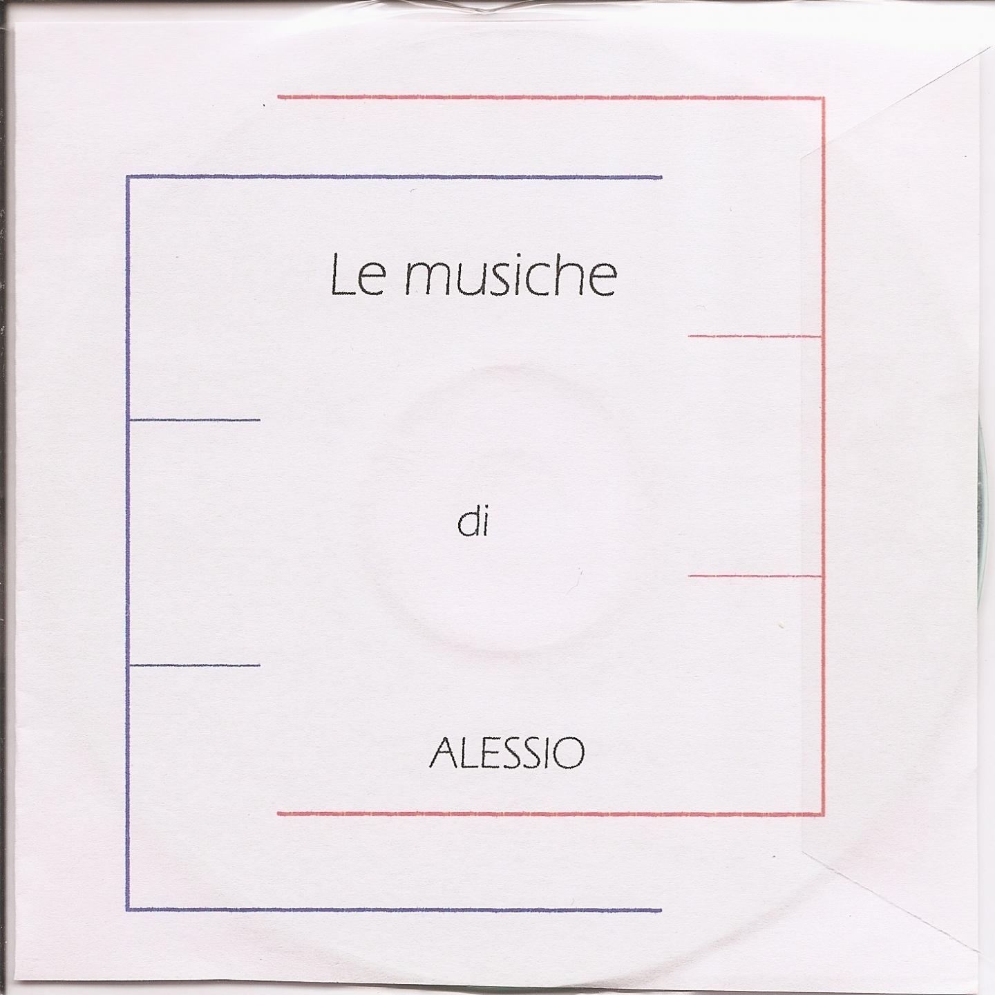 Постер альбома Le musiche di Alessio