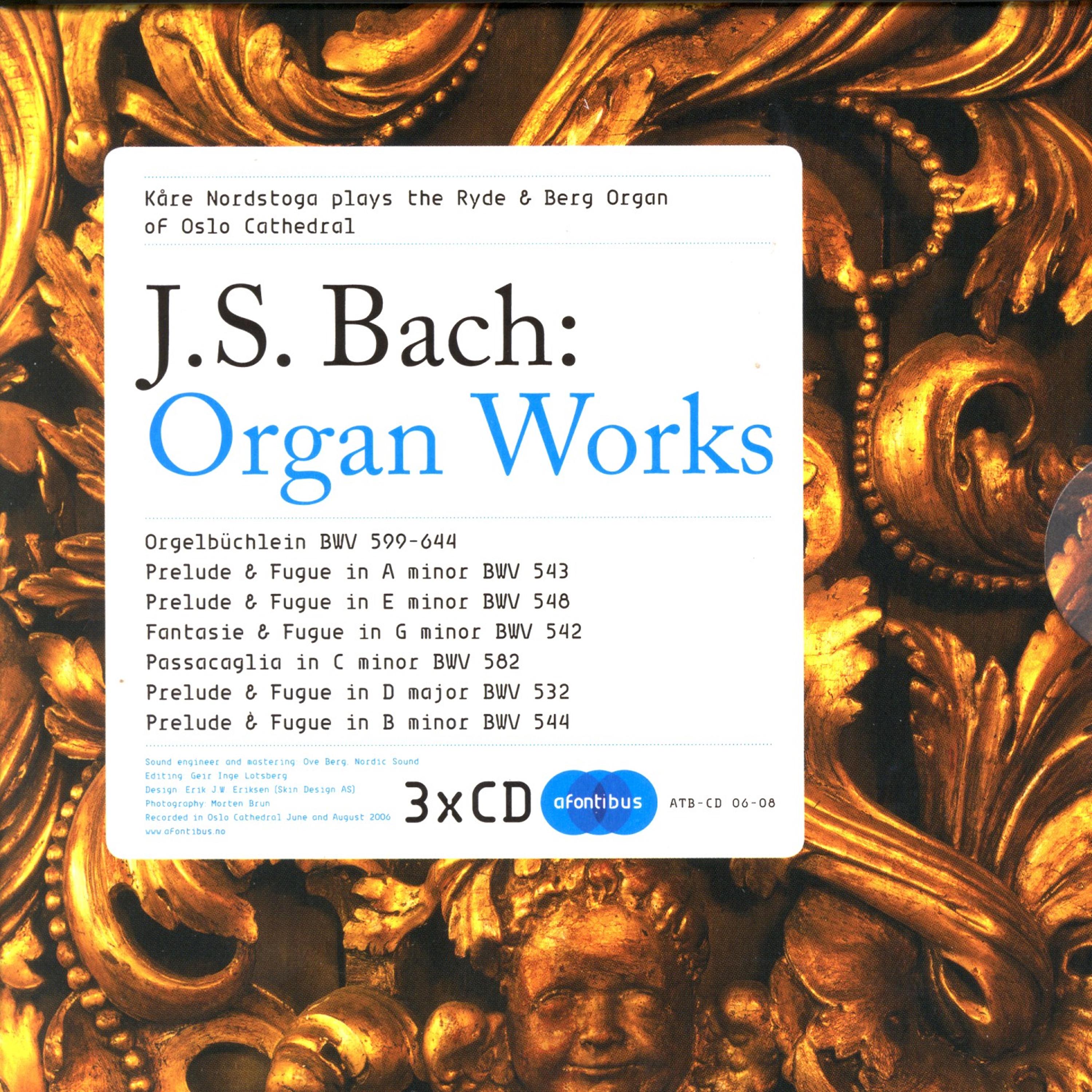 Постер альбома J.S.Bach: Organ Works