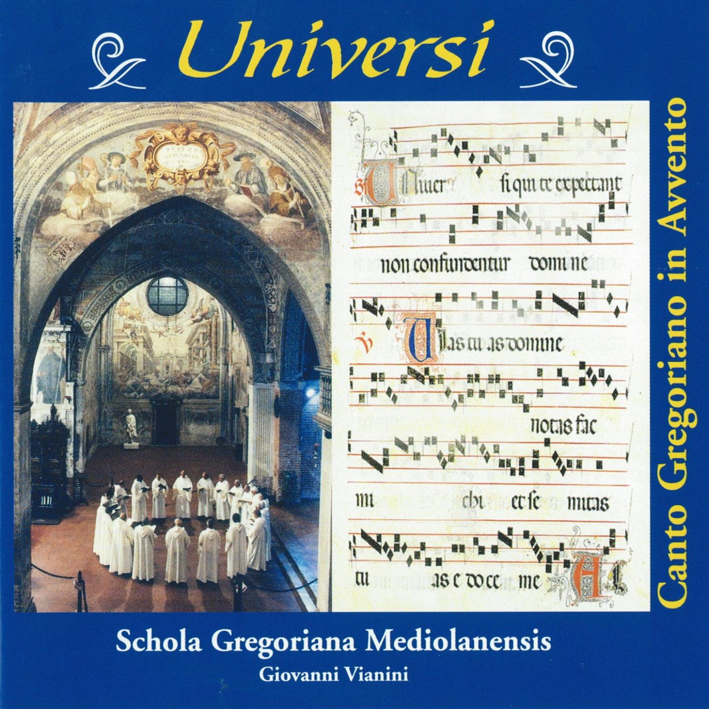 Постер альбома Universi (Canto gregoriano in Avvento)