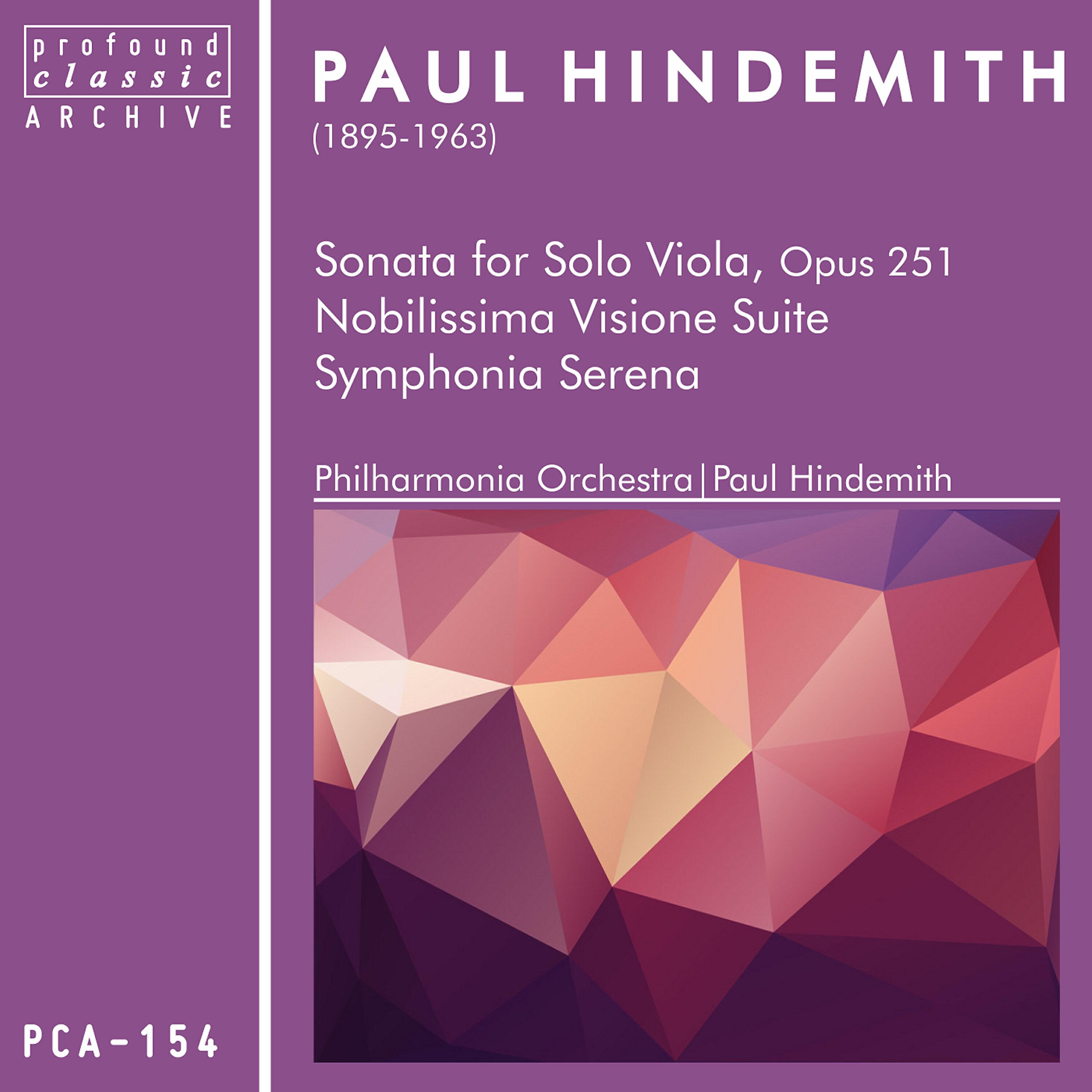 Paul Hindemith - Sonata for solo viola, Op. 251: I. Breit