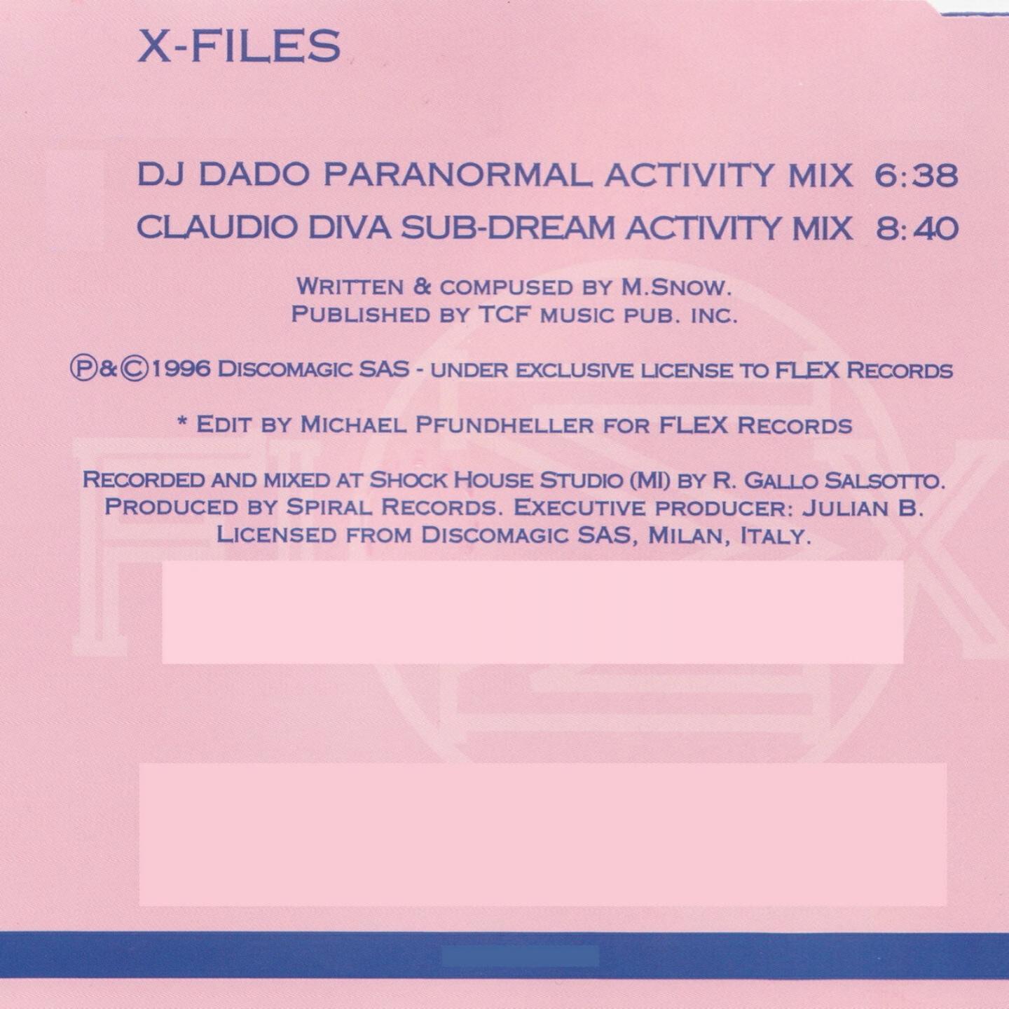 Dado - X Files (Dj Dado Paranormal Activity Mix)
