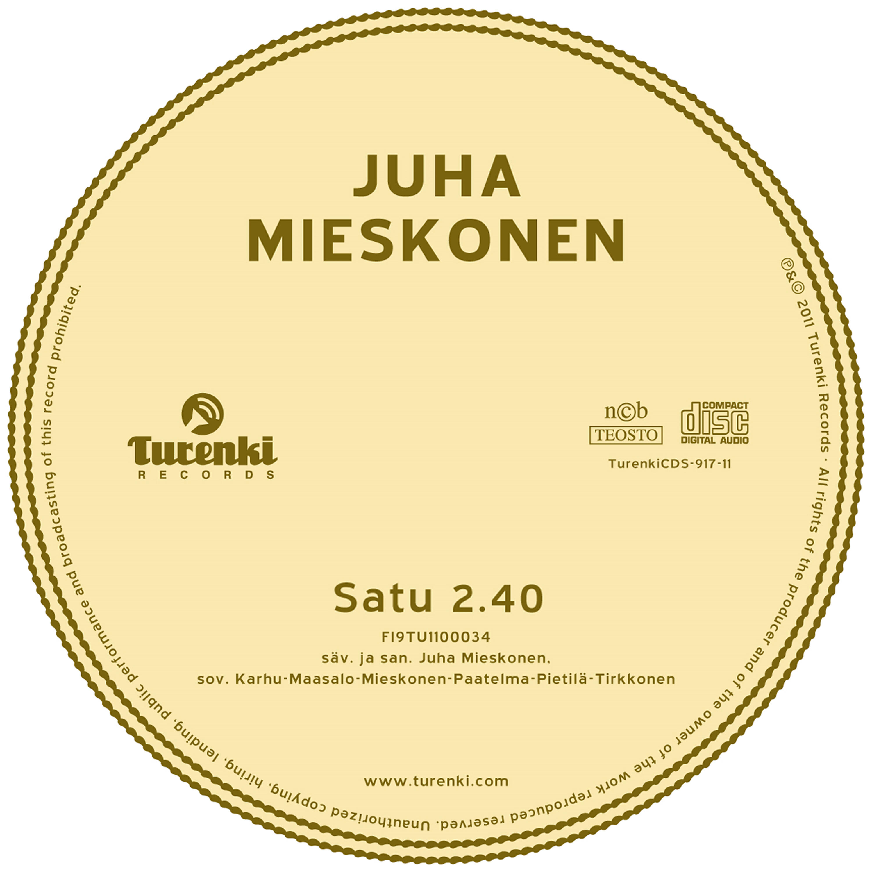 Juha Mieskonen - Satu