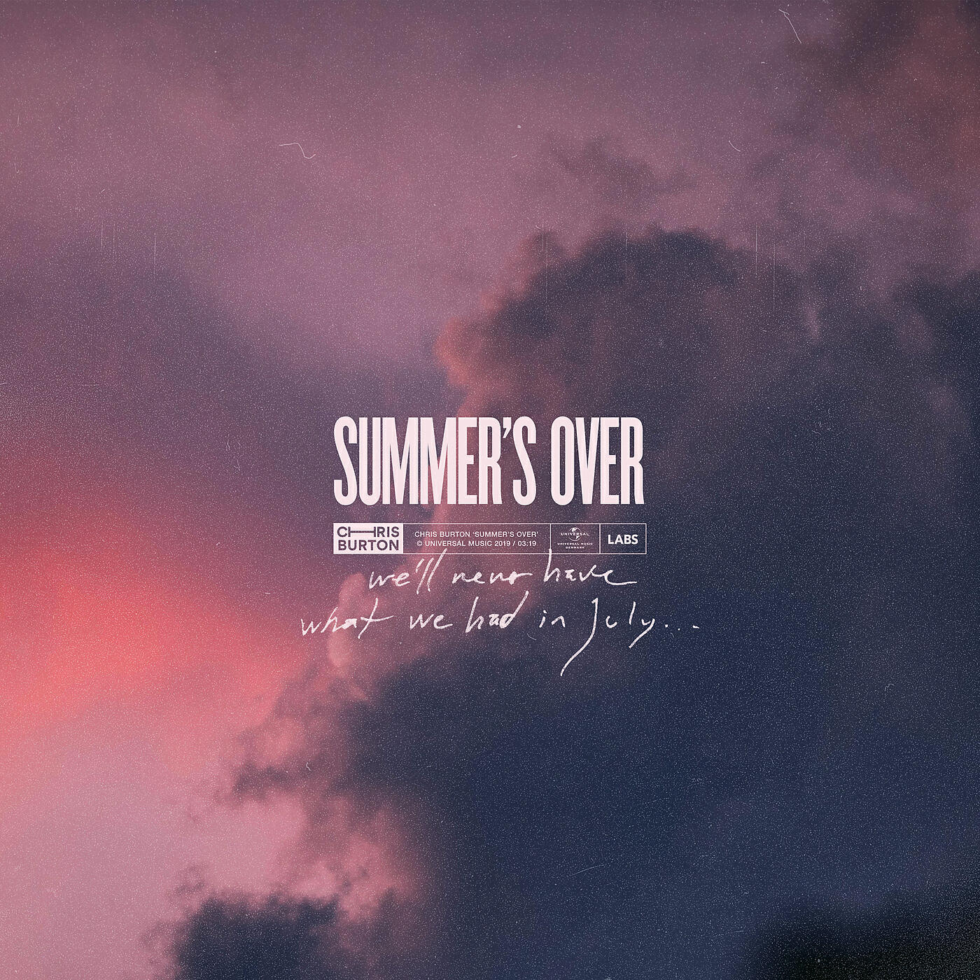 Chris Burton - Summer's Over