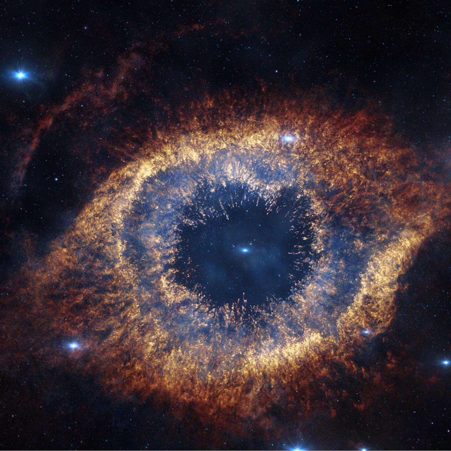Туманность око. Космос в глазах. Рождение Вселенной. Глаз Бога.