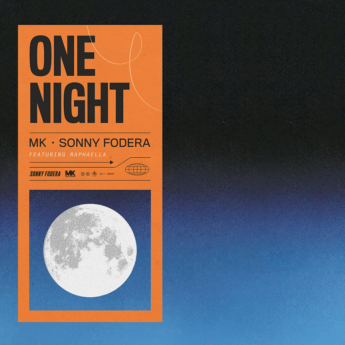 Постер альбома One Night