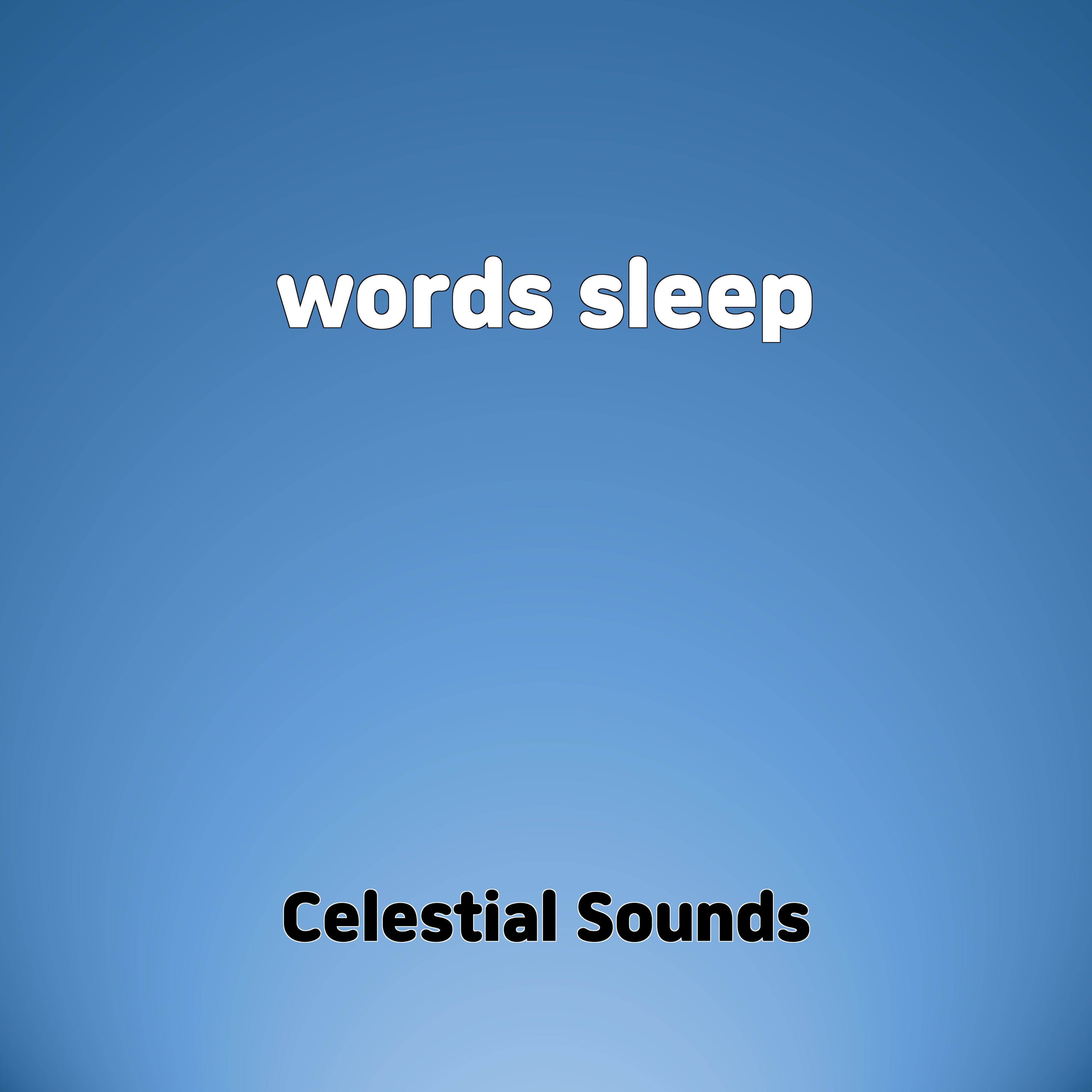 Постер альбома words sleep