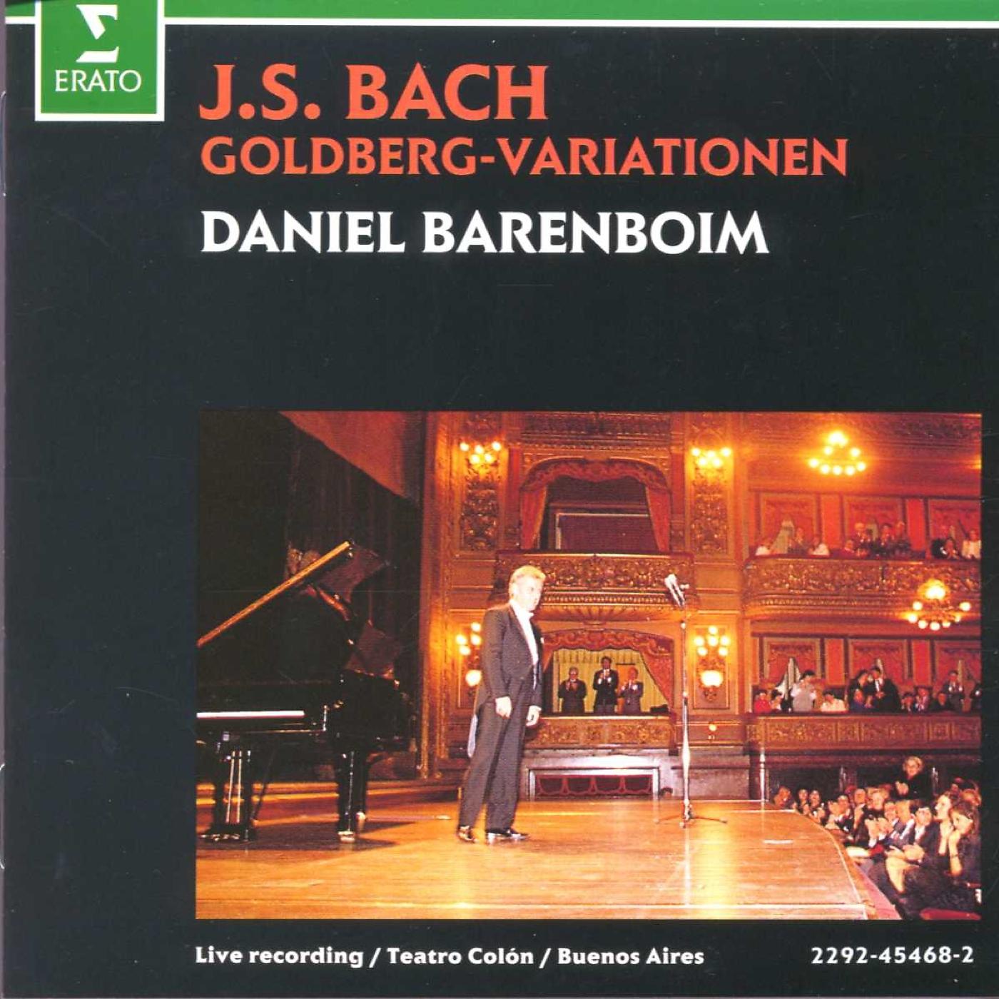 Постер альбома Bach, JS : Goldberg Variations