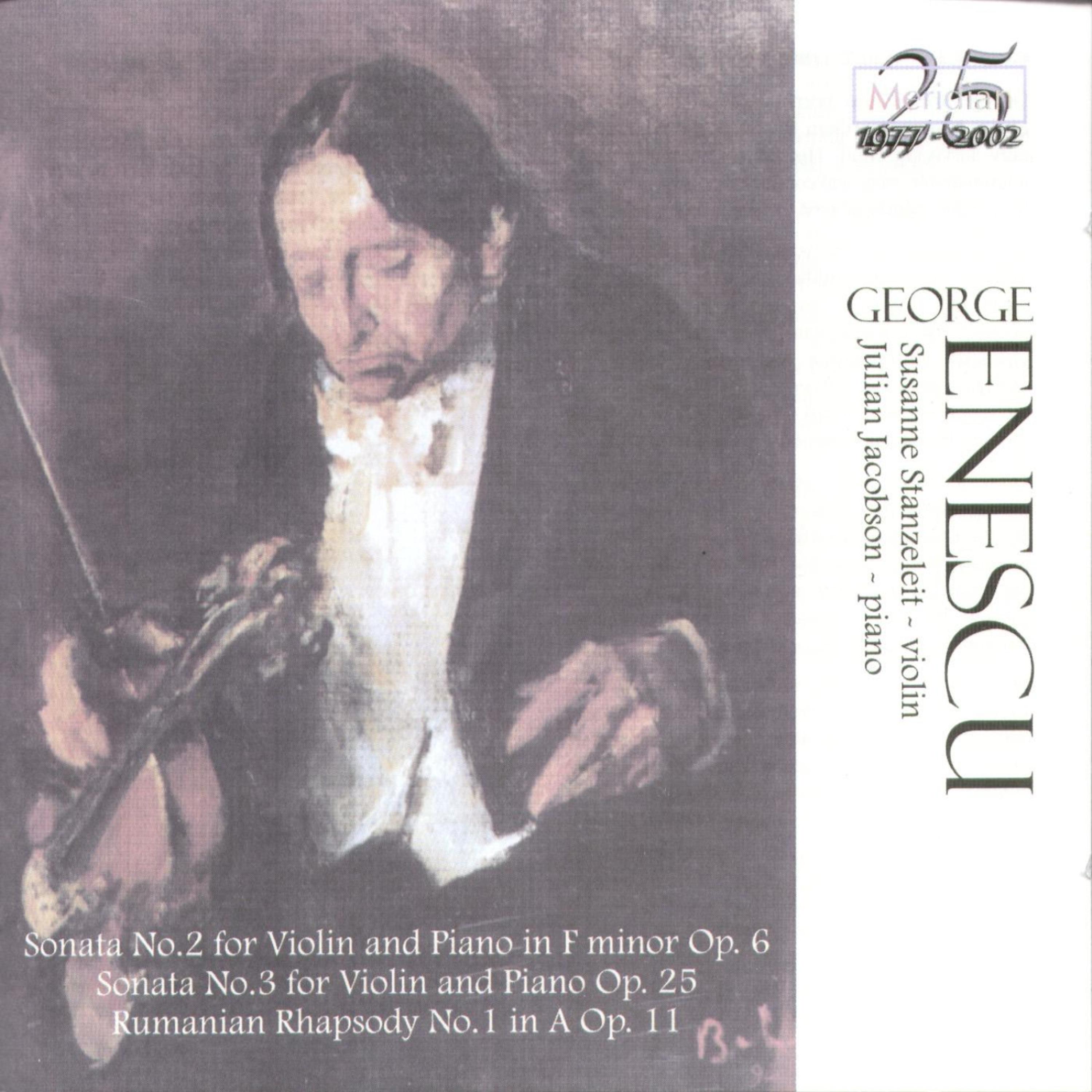 Постер альбома George Enescu: Music for Violin and Piano