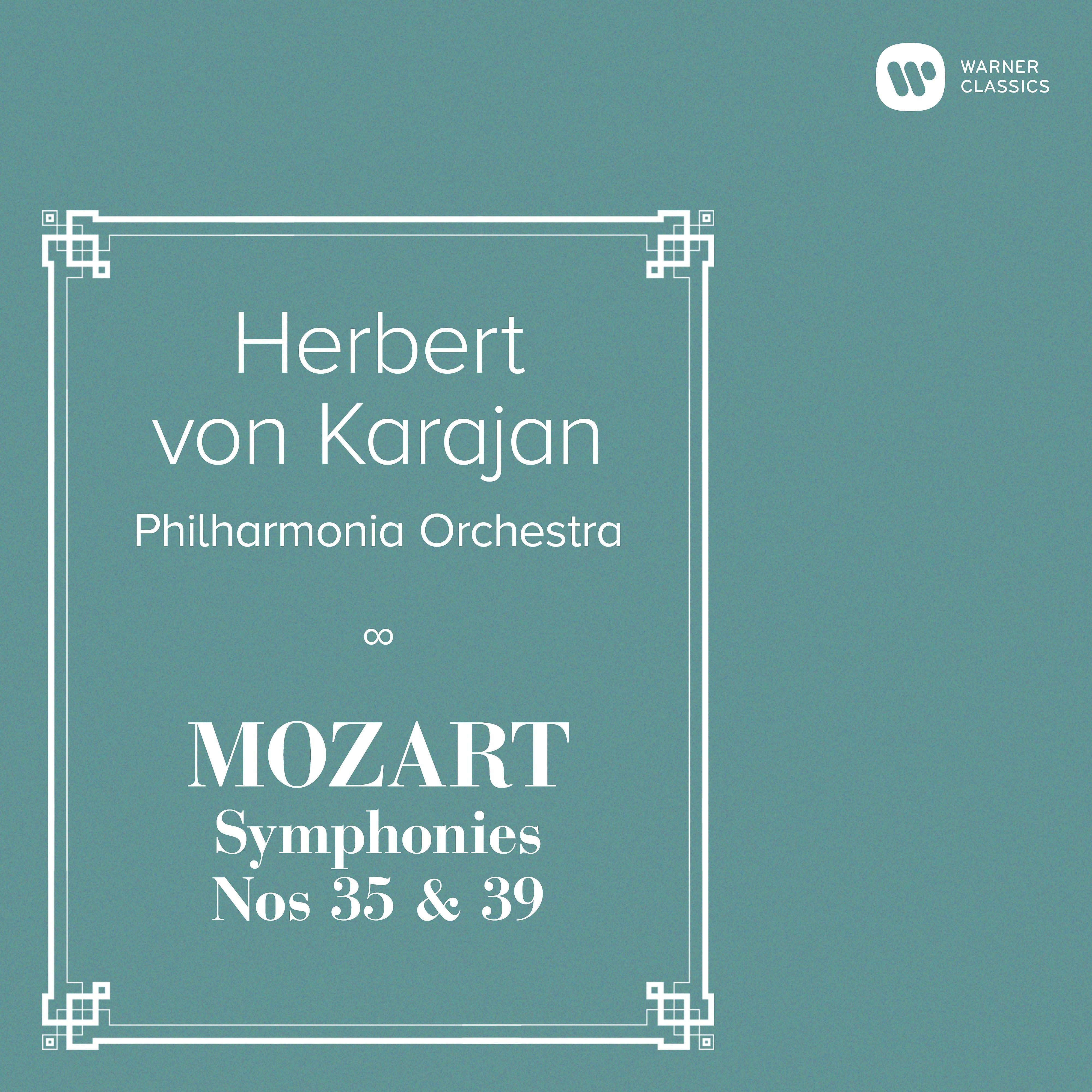 Постер альбома Mozart: Symphonies Nos 35 & 39