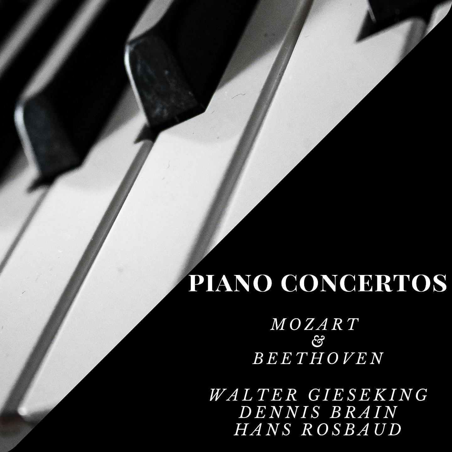 Постер альбома Piano concertos - mozart & beethoven