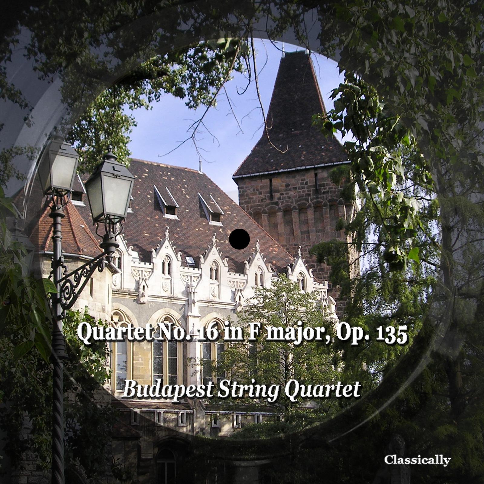 Постер альбома Quartet No. 16 in F major, Op. 135