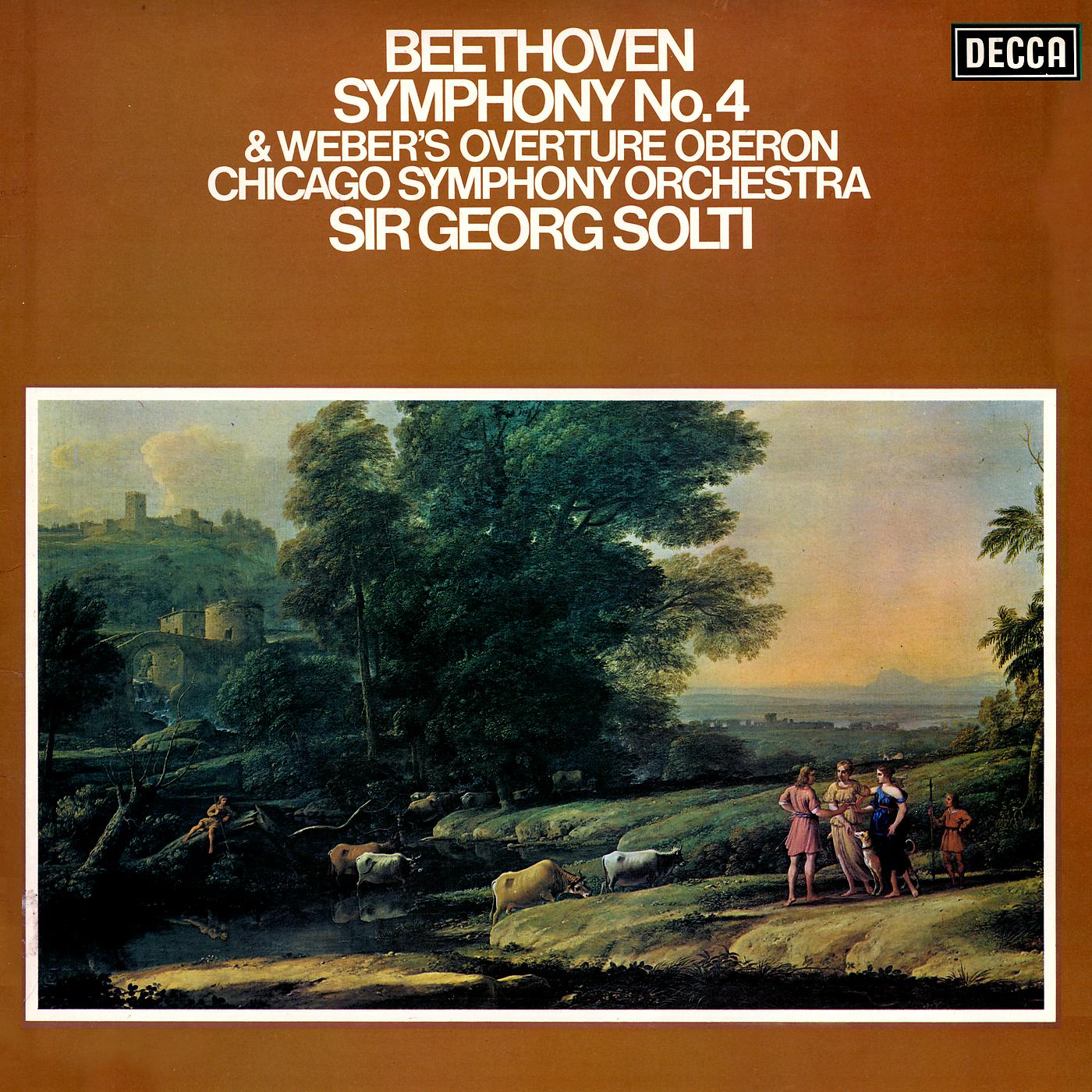 Постер альбома Beethoven: Symphony No. 4 / Weber: Overture "Oberon"