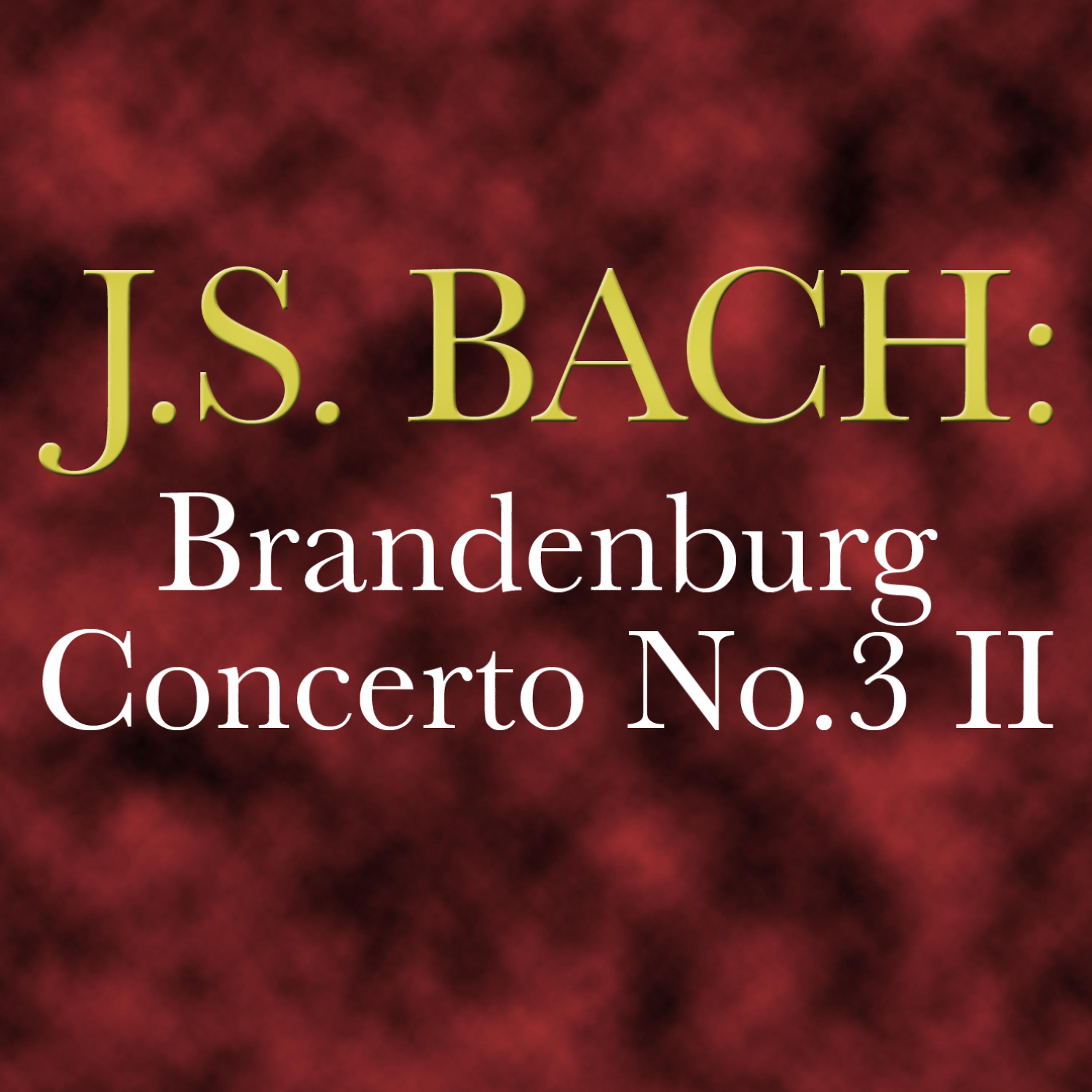 Постер альбома Brandenburg Concerto No. 3: II