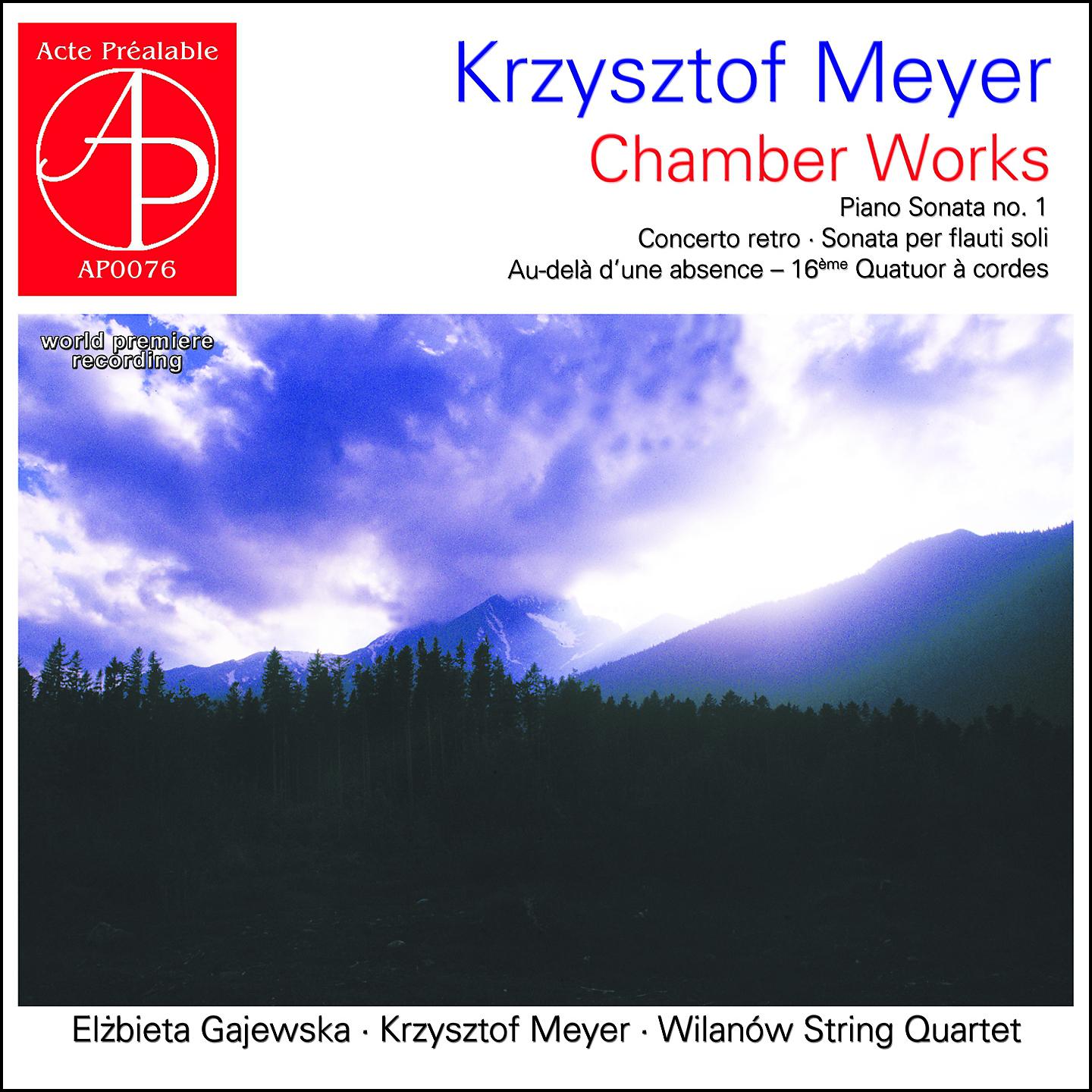 Постер альбома Krzysztof Meyer: Chamber Works