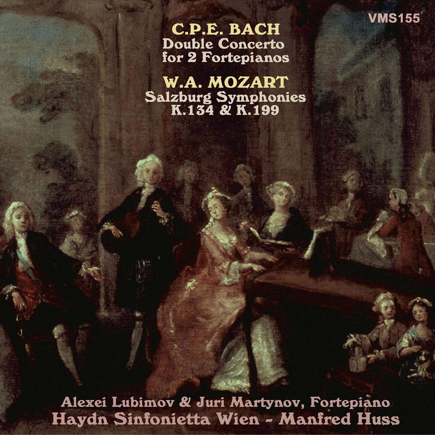 Постер альбома C. P. E. Bach & Mozart: Double Concerto and Symphonies