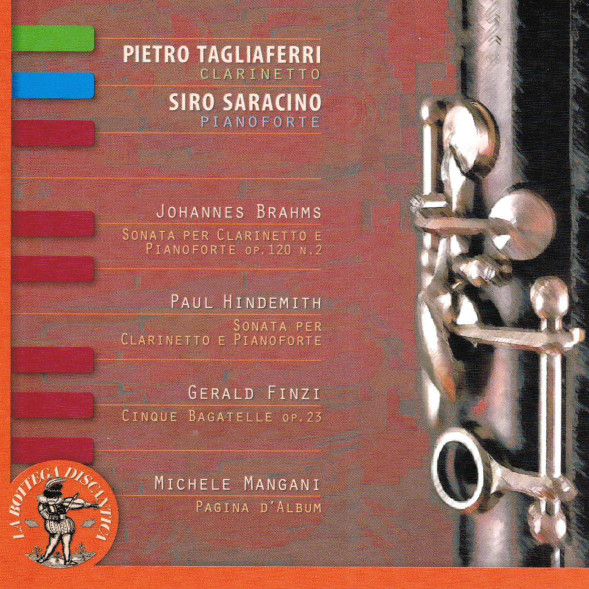 Постер альбома Johannes Brahms, Paul Hindemith, Gerald Finzi and Michele Mangani