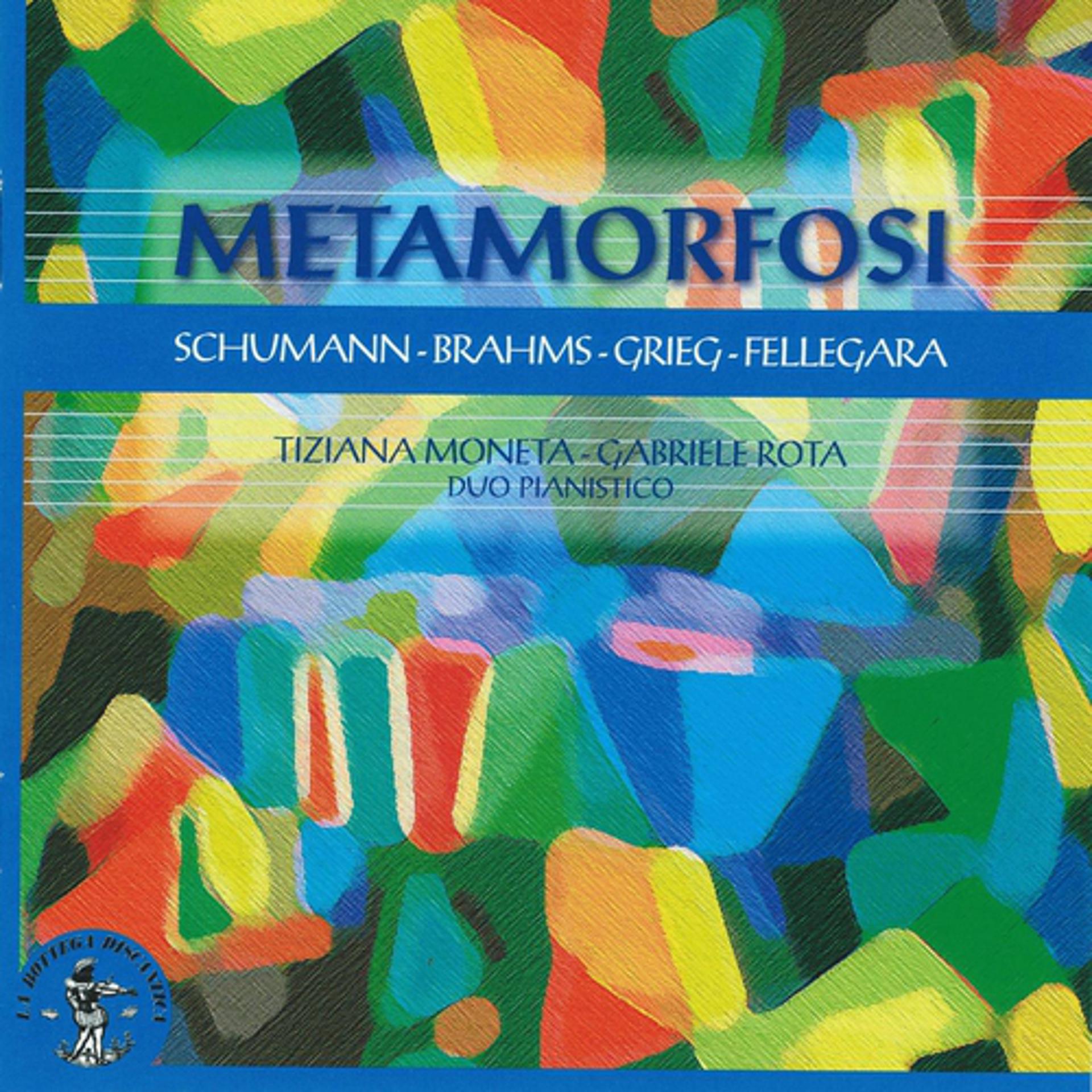 Постер альбома Schumann, Brahms, Grieg, Fellegara : Metamorfosi