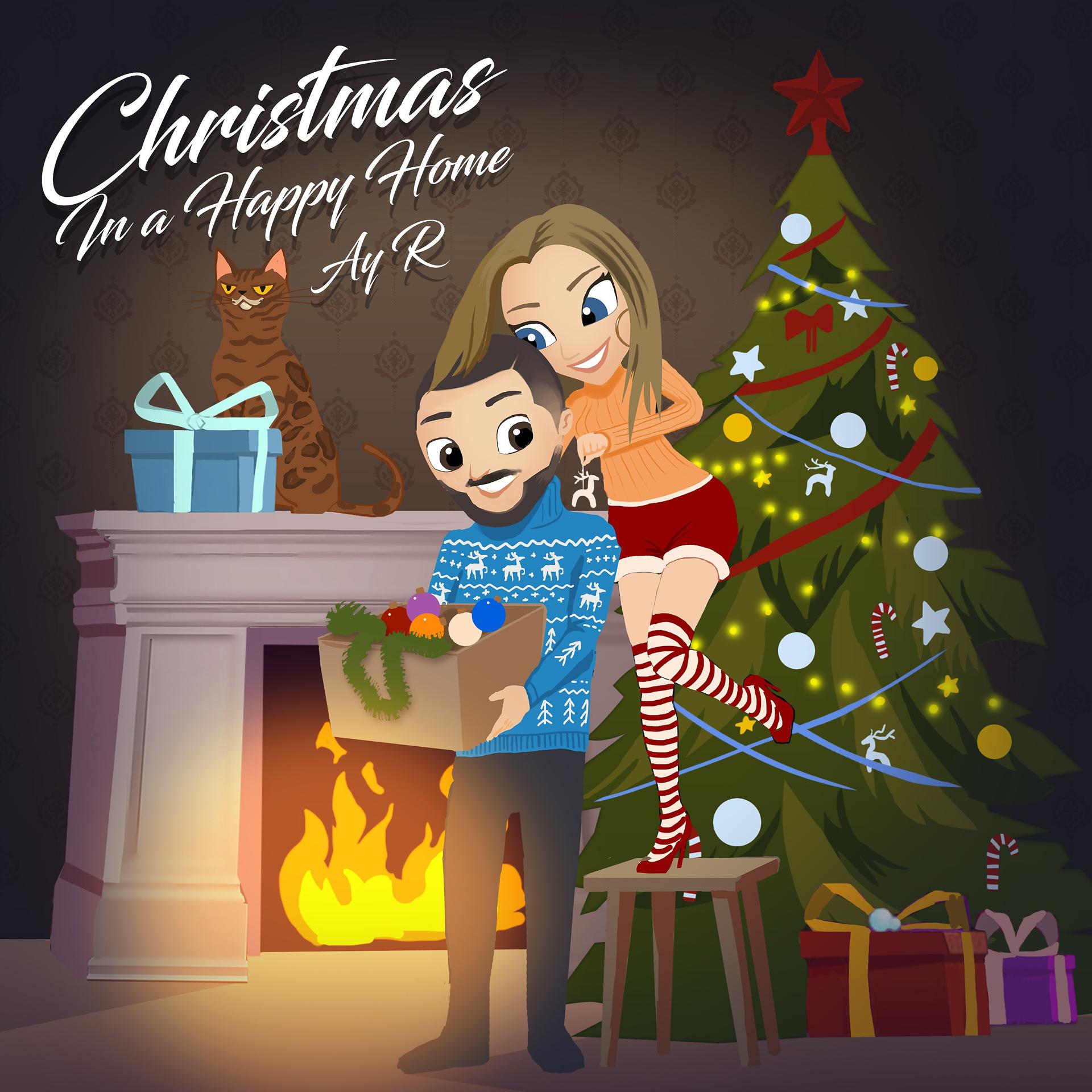 Постер альбома Christmas in a Happy Home