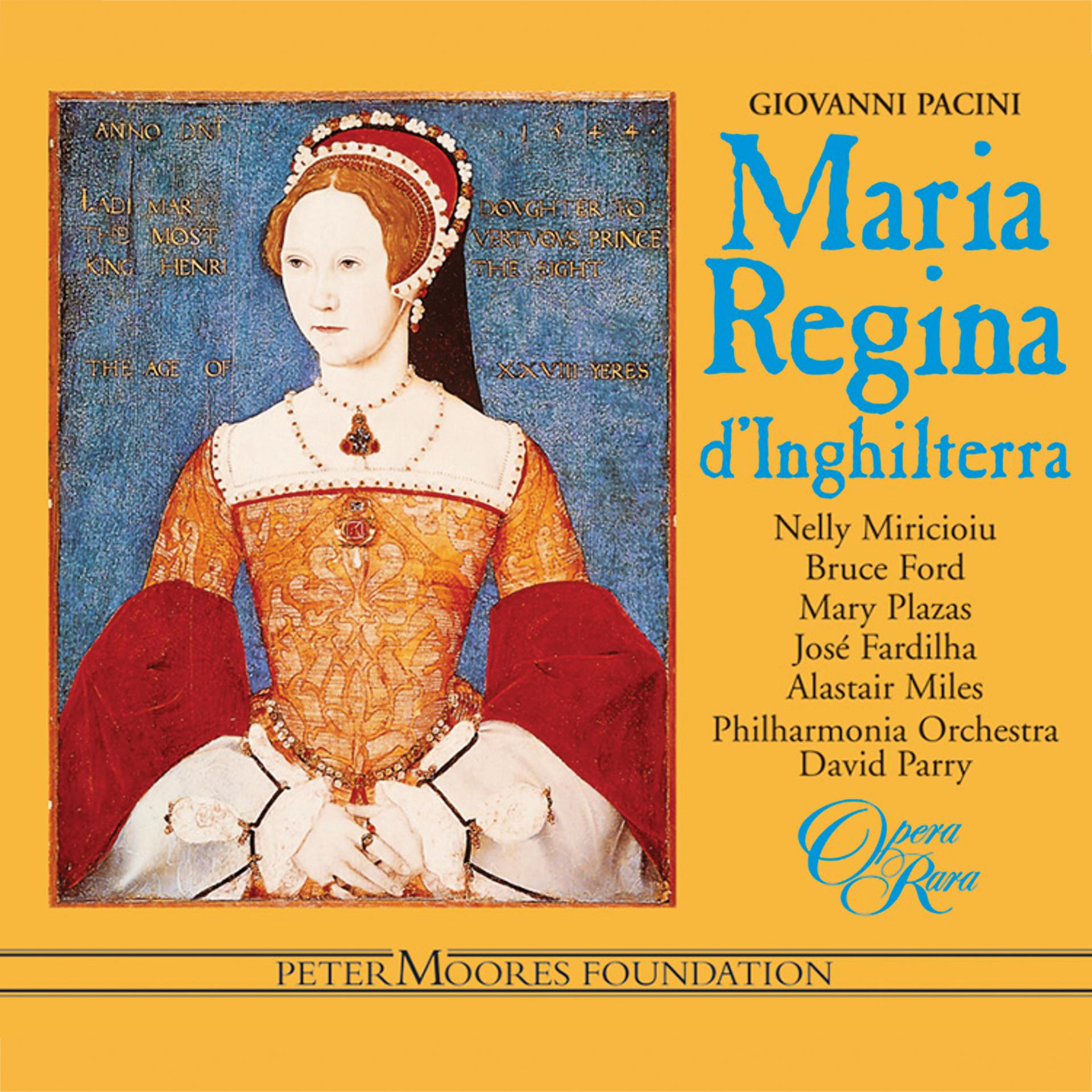 Постер альбома Pacini: Maria, regina d'Inghilterra