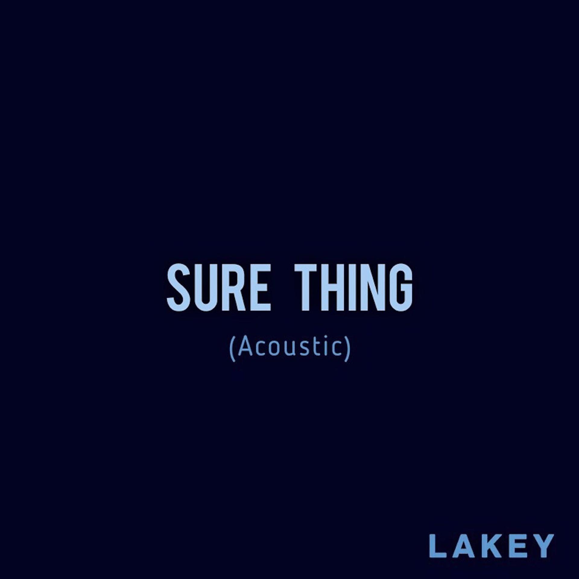 Постер альбома Sure Thing (Acoustic)