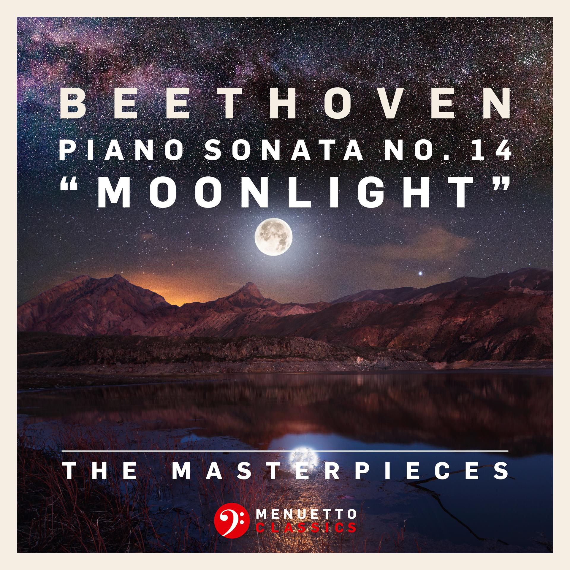 Постер альбома The Masterpieces, Beethoven: Piano Sonata No. 14 in C-Sharp Minor, Op. 27, No. 2 "Moonlight"