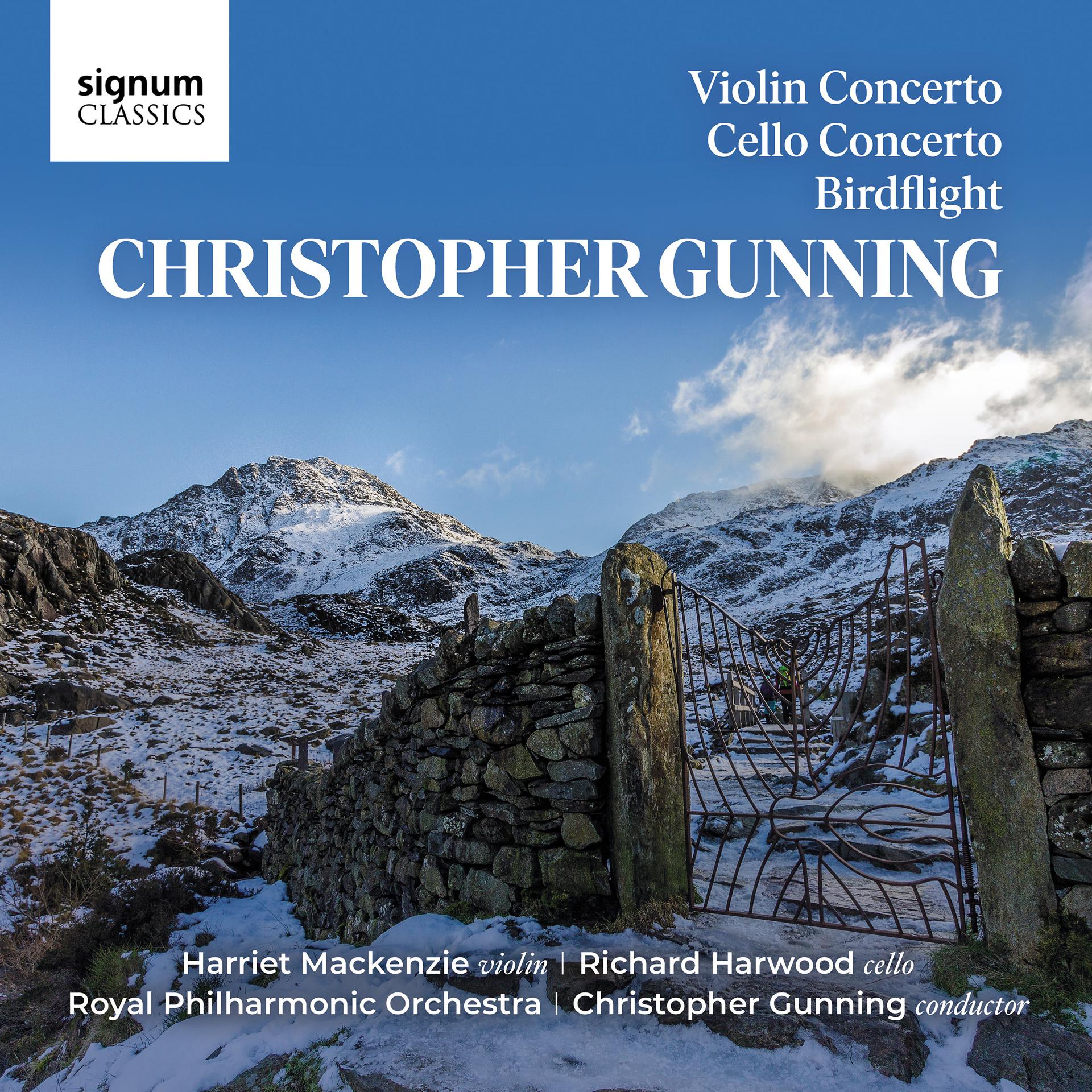 Постер альбома Christopher Gunning: Violin Concerto, Cello Concerto & Birdflight