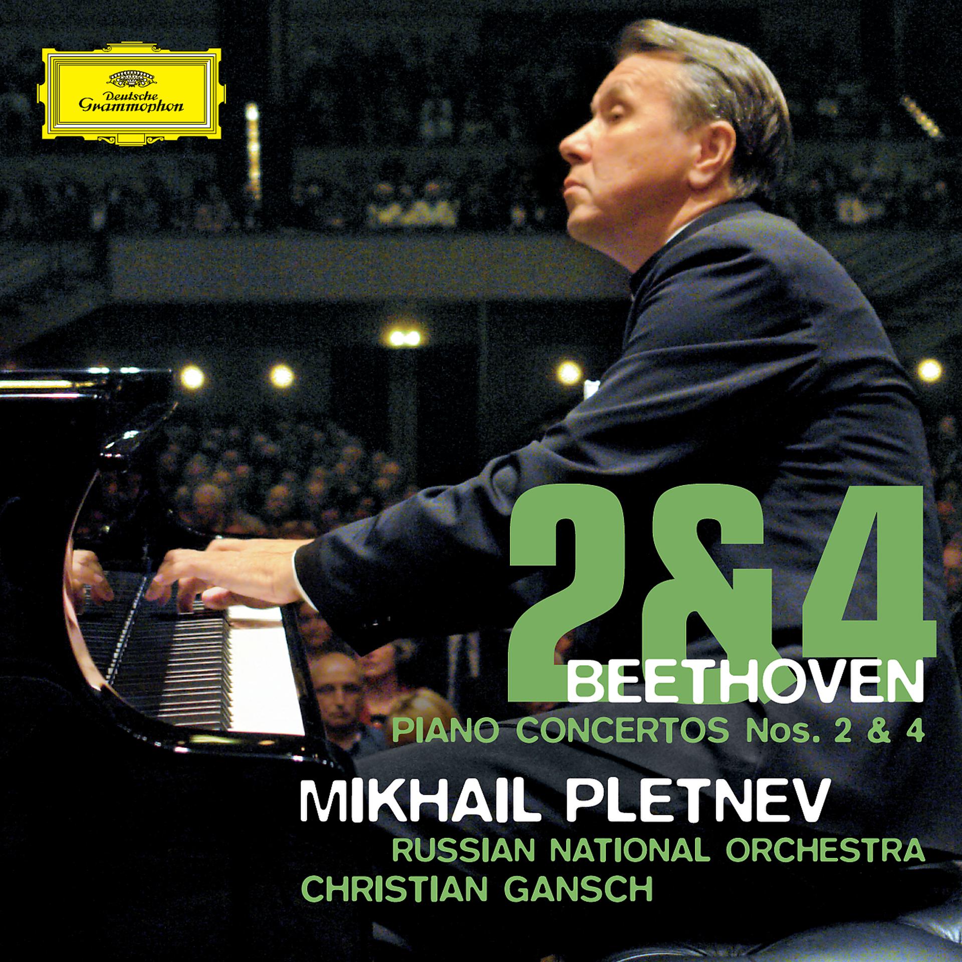 Постер альбома Beethoven: Piano Concertos Nos. 2 & 4