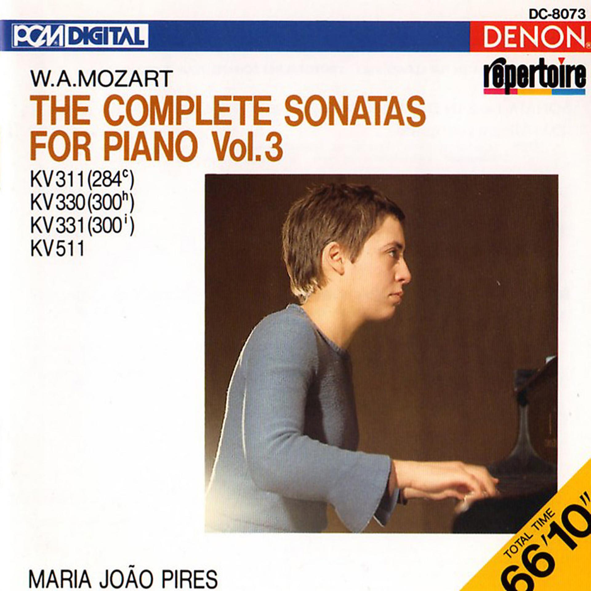 Постер альбома Mozart: The Complete Sonatas for Piano, Vol. 3