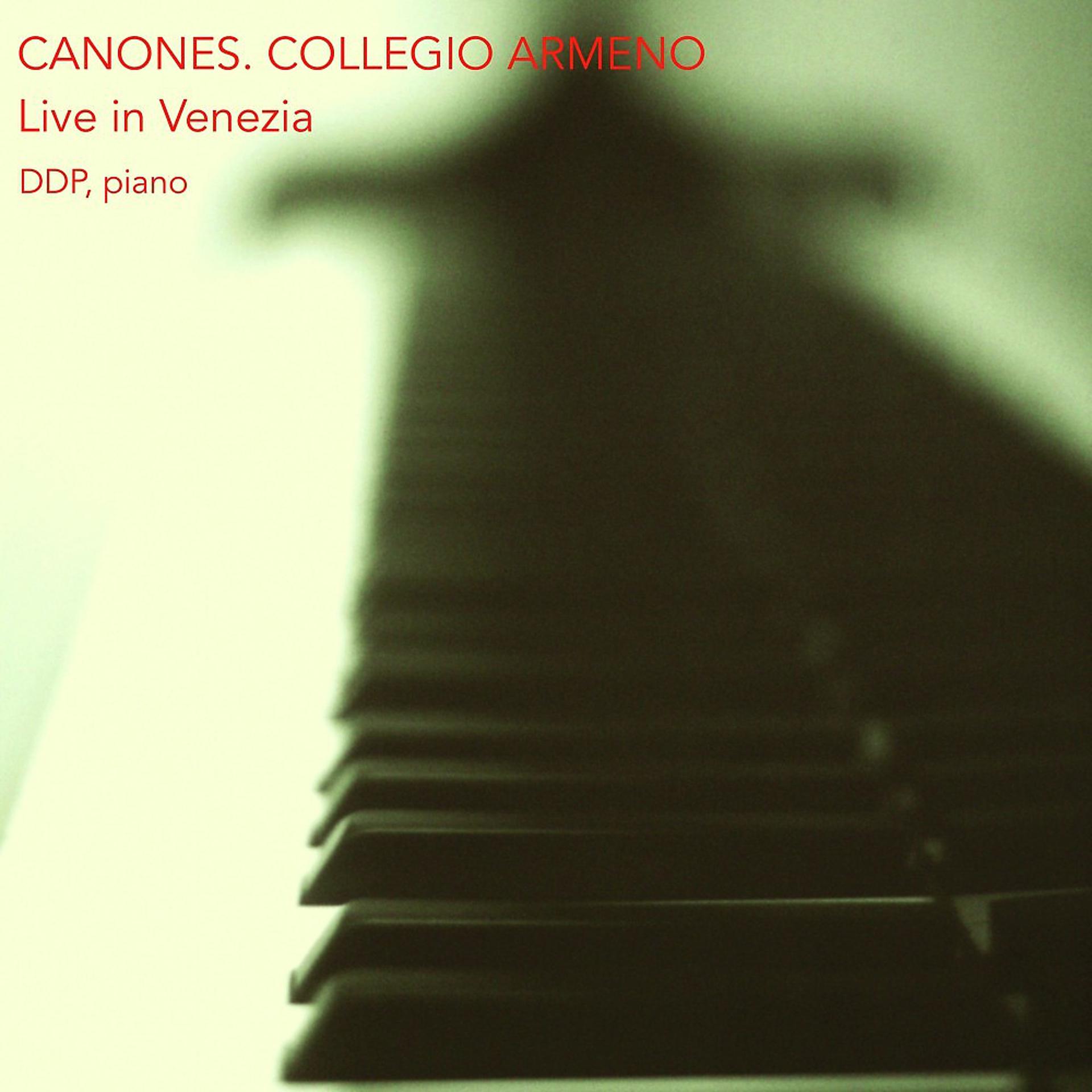 Постер альбома Canones. collegio armeno (Live in Venezia)