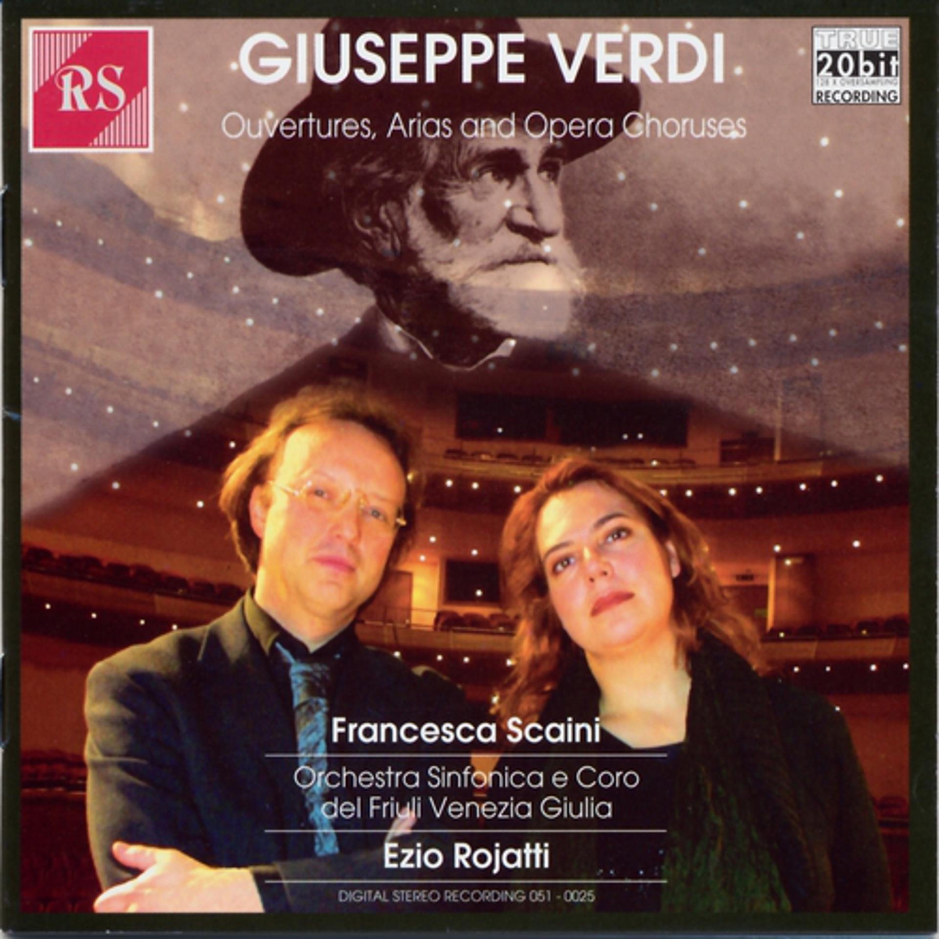 Постер альбома Giuseppe verdi : ouvertures, arias and opera choruses
